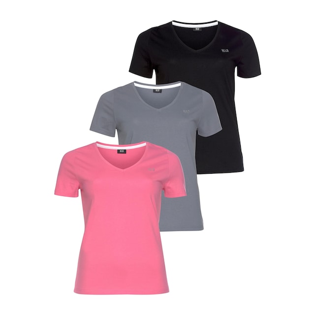 H.I.S T-Shirt »Essential-Basics«, (Spar-Set, 3er-Pack), Große Größen online  bestellen