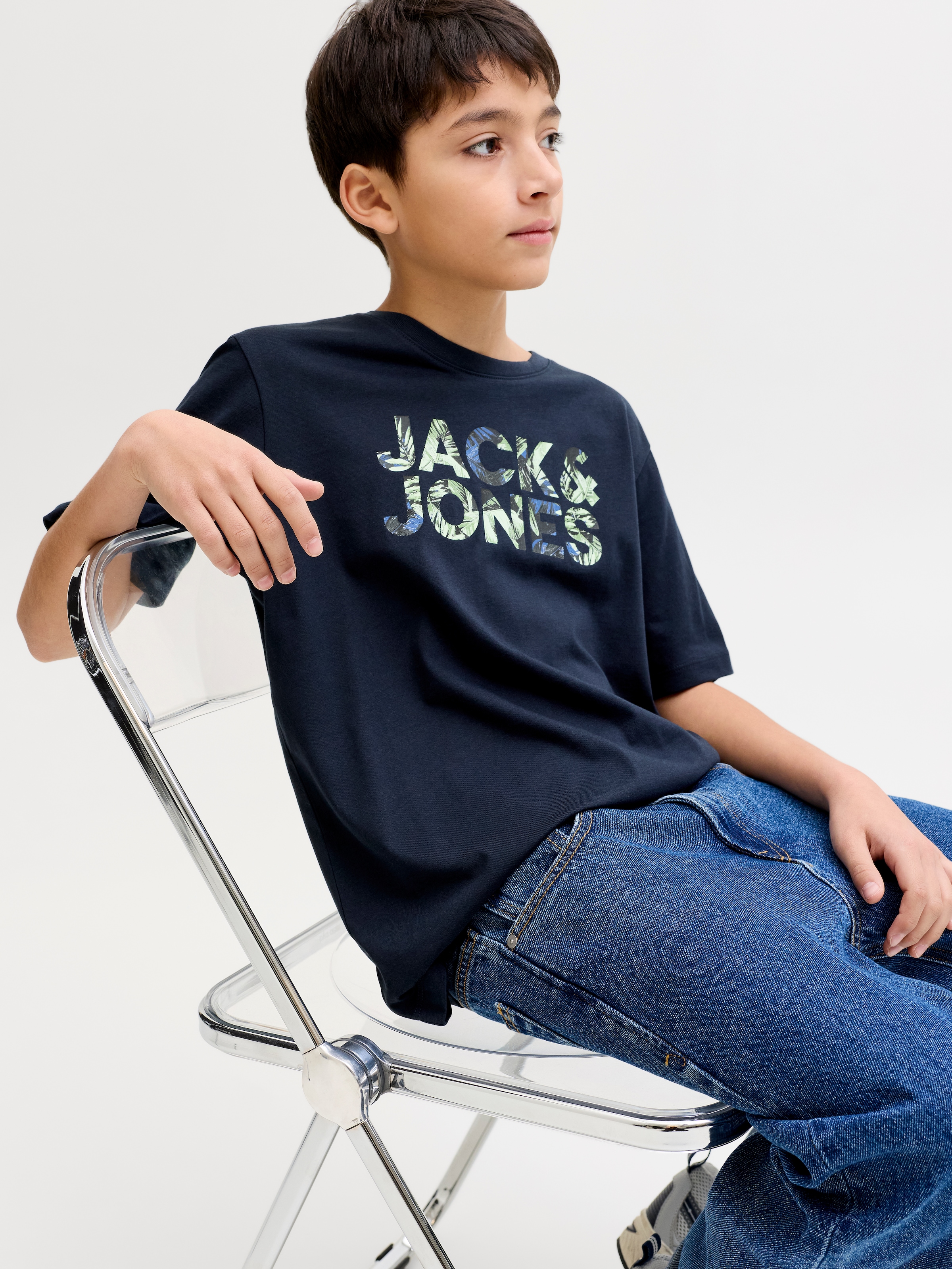 Jack & Jones Junior T-Shirt »JJEJEFF LOGO TEE SS SN JNR«