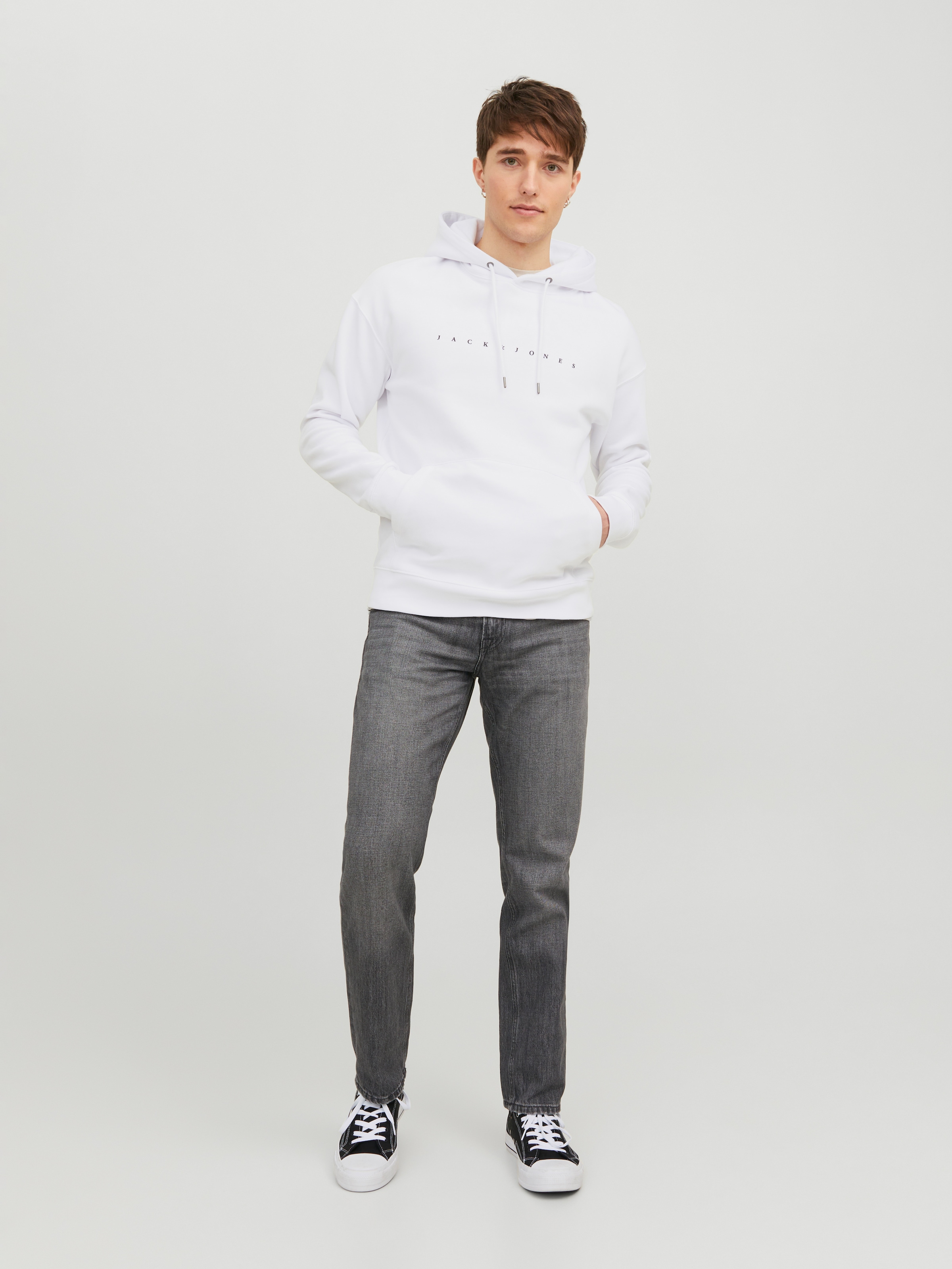 Jack & Jones Kapuzensweatshirt »JJESTAR mit 3D-Print und Kapuze für vielseitige Anlässe«, Baumwollmischung, relaxed fit
