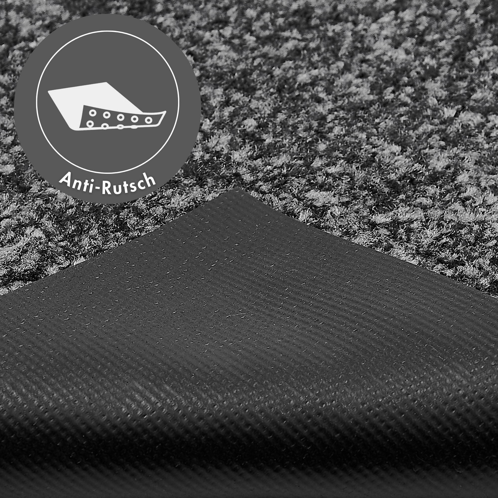 my home Fußmatte »Fresh Step, Made in Belgium«, rechteckig, 7 mm Höhe, für den Eingangsbereich, Uni-Farben, rutschhemmend, robust, waschbar