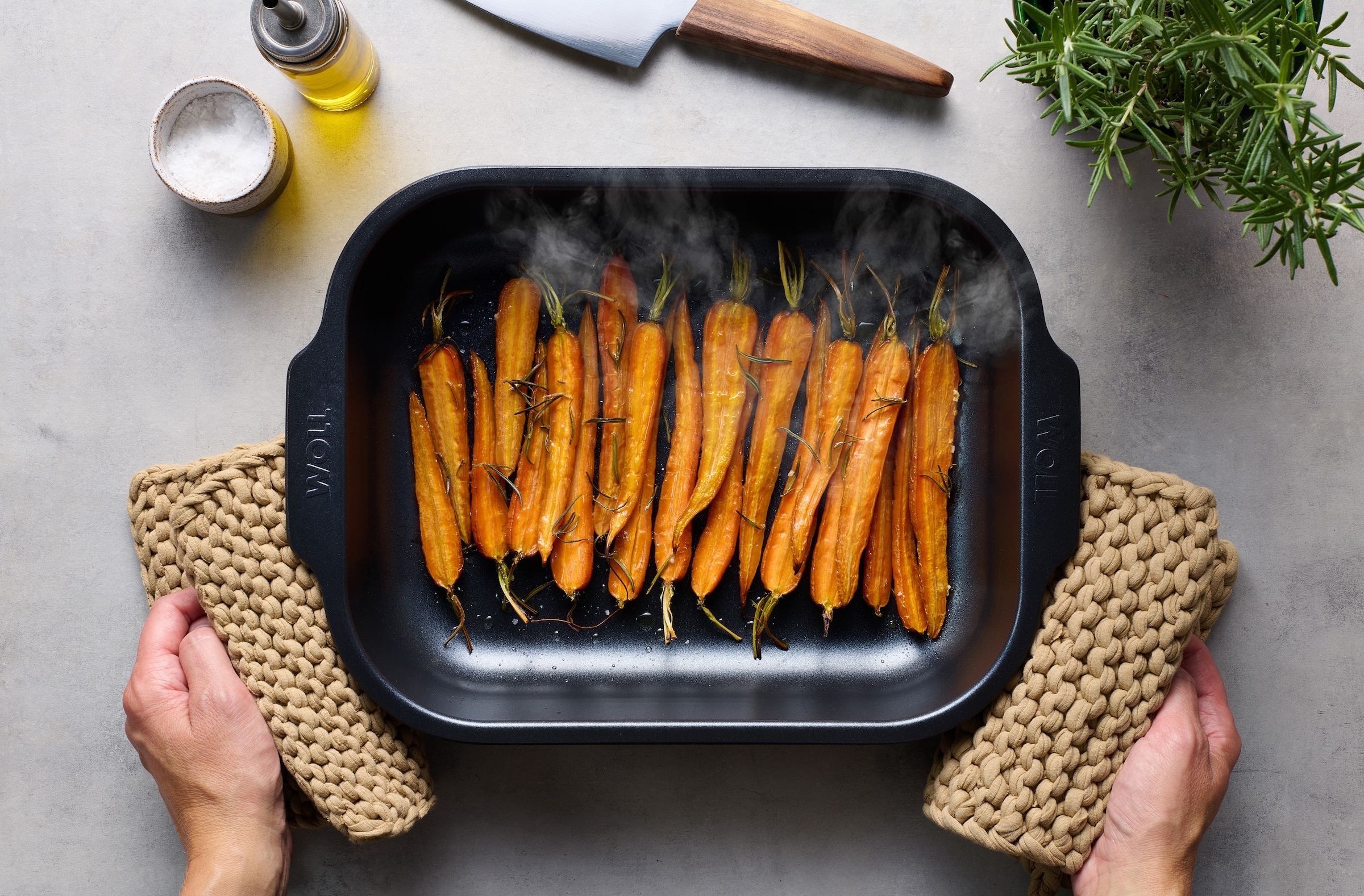 WOLL Auflaufform »Roast it!« Aluminium 4 Stk. tlg. Antihaftbeschichtet