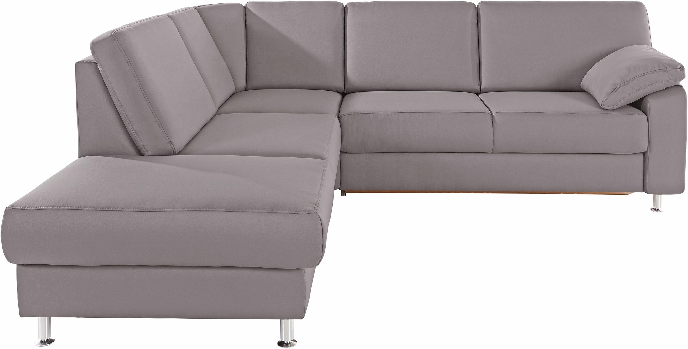 sit&more Ecksofa »Belfort L-Form«, wahlweise mit Vorziehsitz und Bettkasten