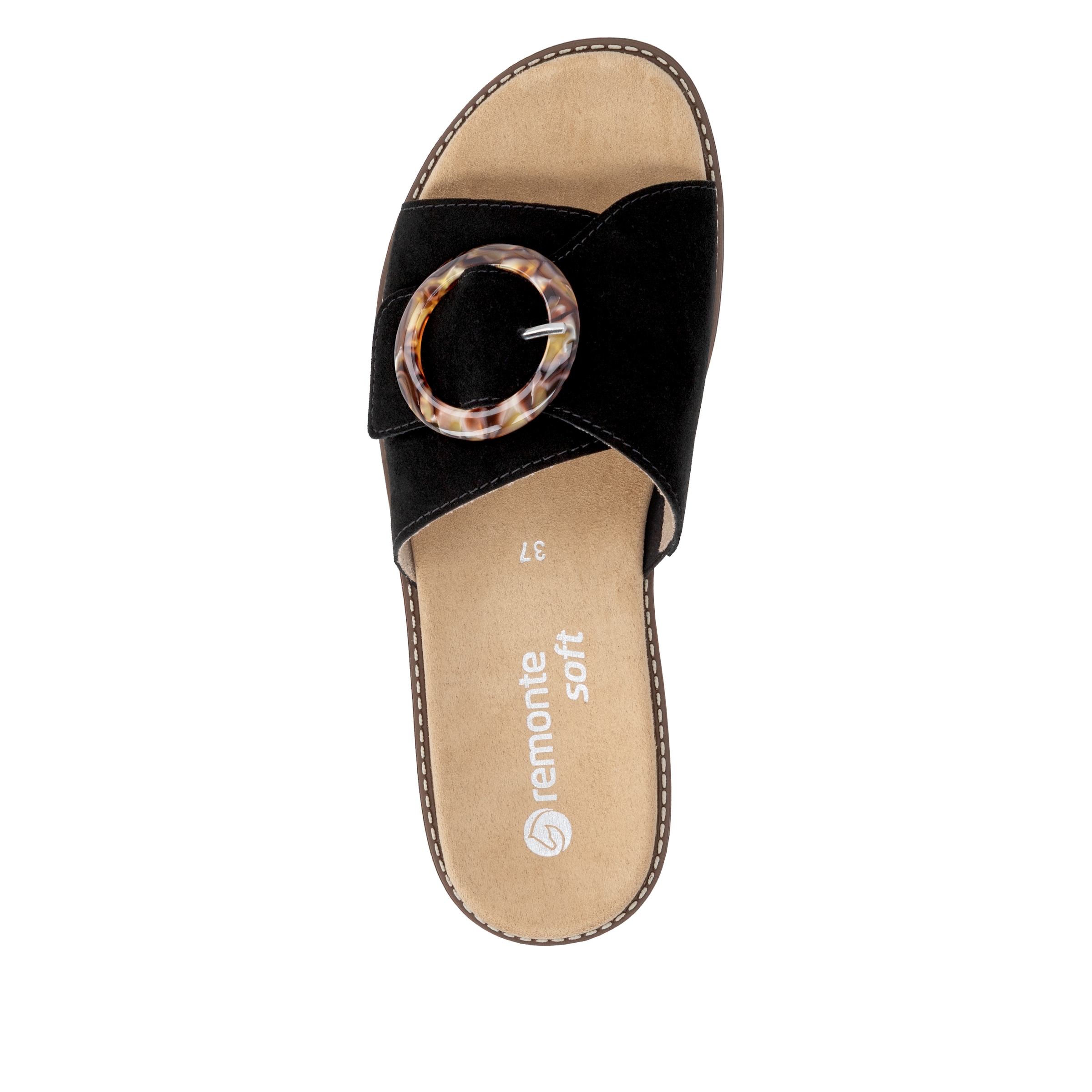 Remonte Pantolette  Sommerschuh, Hausschuh mit praktischem Klettverschluss