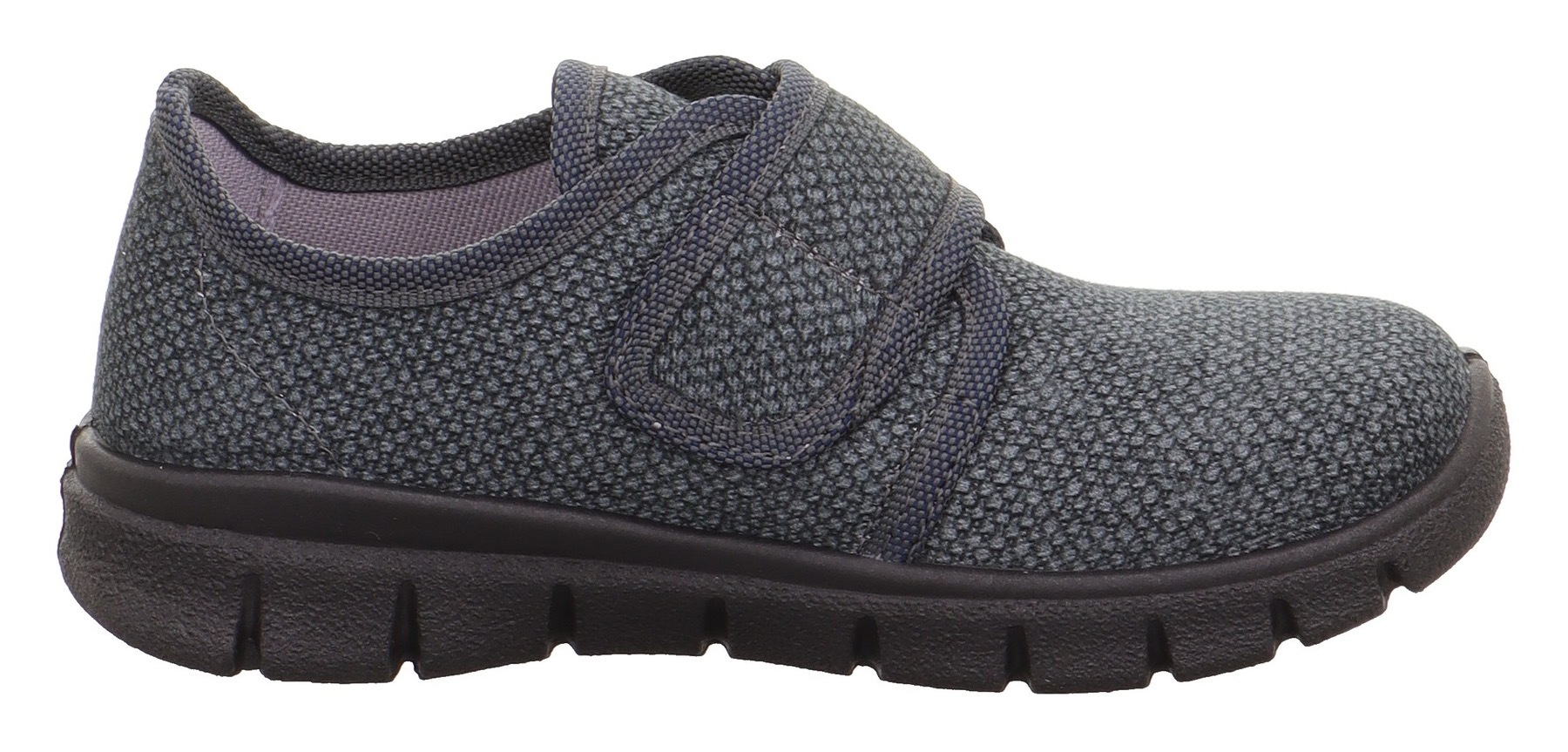 Superfit Hausschuh »BOBBY WMS: Mittel«, Klettschuh mit Baumwoll-Futter, Größenschablone zum Download