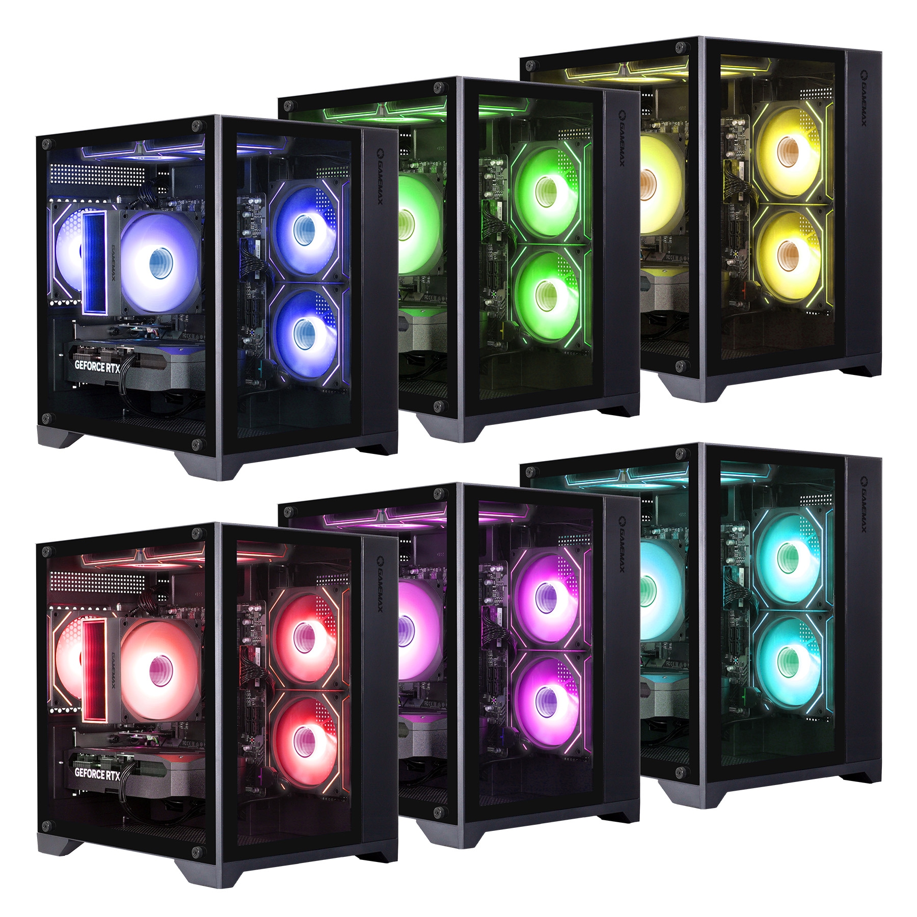GAMEMAX Gaming-PC »Infinity Mini BK 7536«, Windows 11, DDR5 RAM