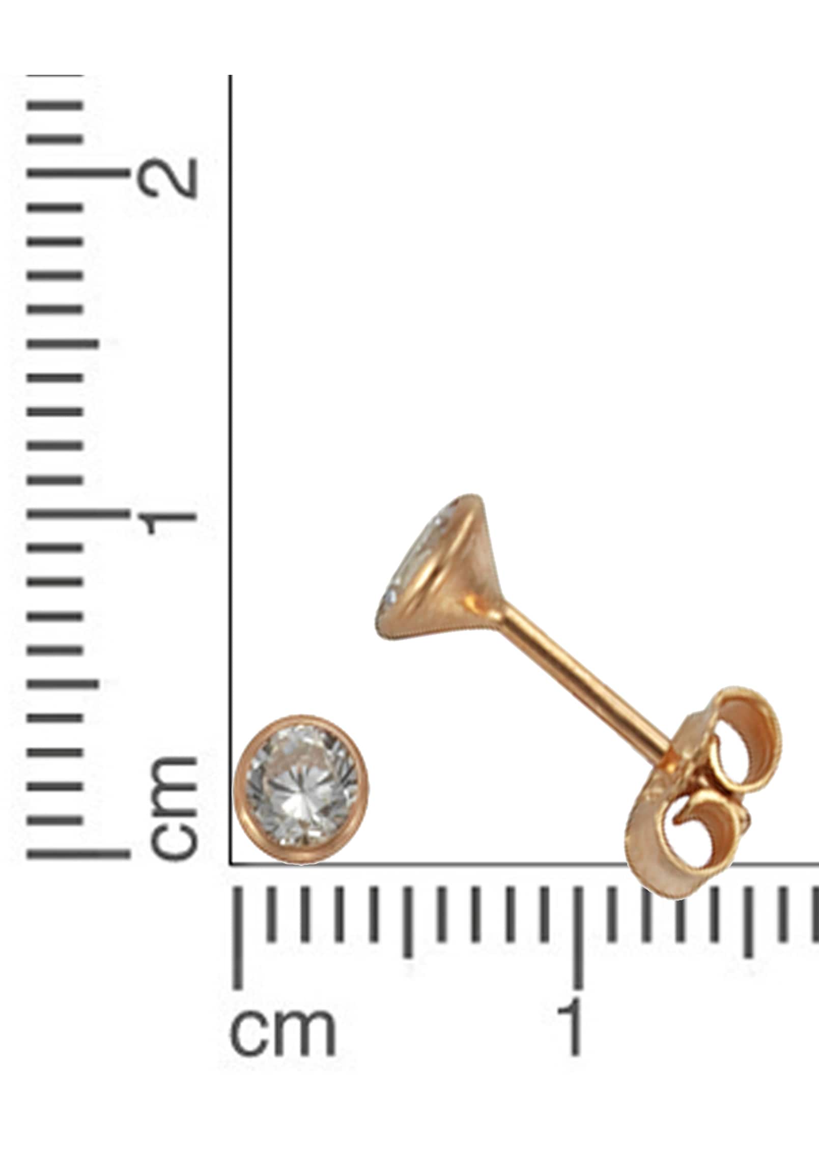 Firetti Paar Ohrstecker »Schmuck Geschenk Silber 925 Ohrschmuck Solitär«, mit Zirkonia (synth.)