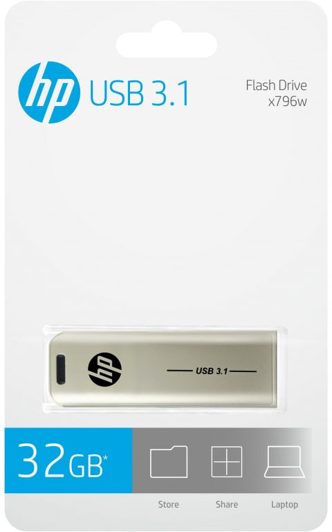 HP USB-Stick »x796w« (32GB GB USB 3.2 Lesegeschwindigkeit 75 MB/s)