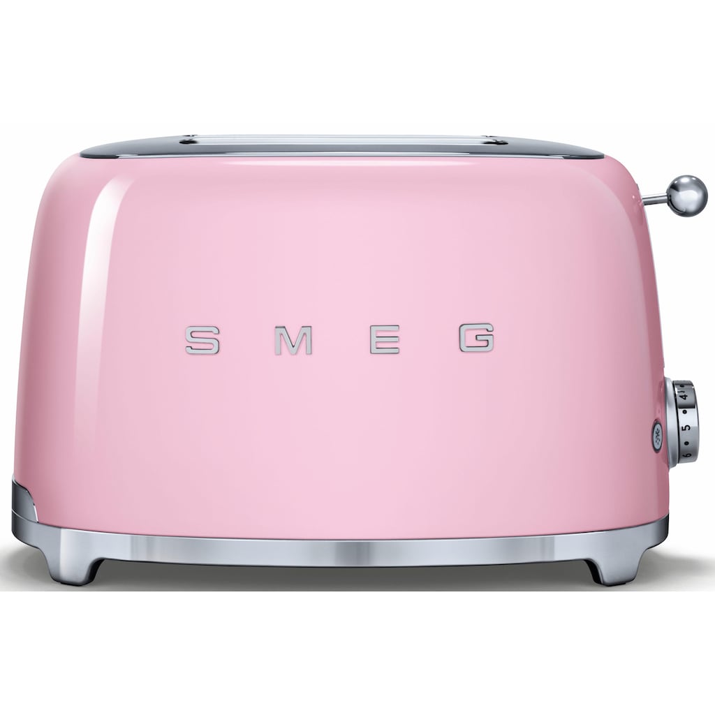 Smeg Toaster »TSF01PKEU«, 2 kurze Schlitze, für 2 Scheiben, 950 W