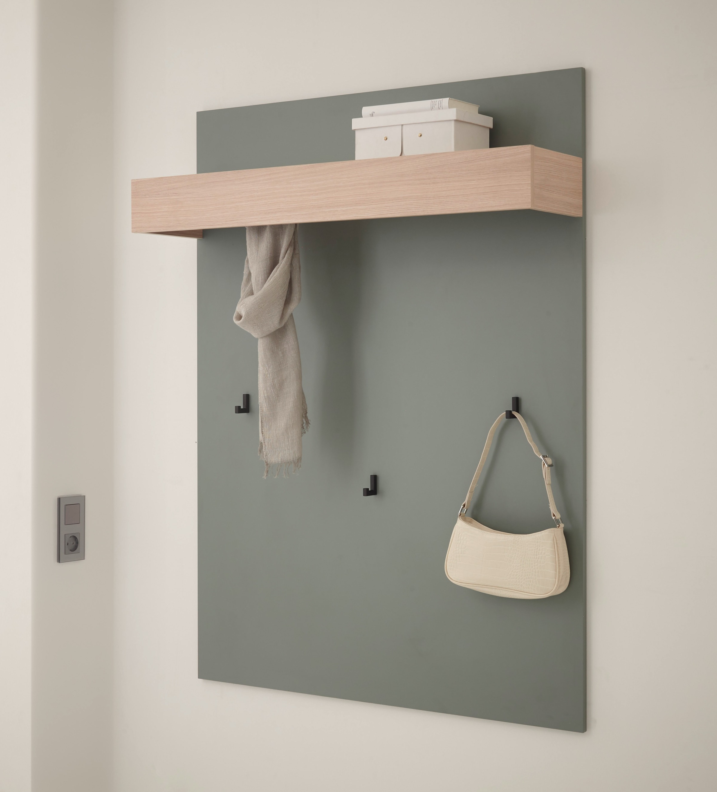 INOSIGN Garderobenpaneel »GiRON/CiTY, Wandregal in vier Farben, Flurgardero günstig online kaufen