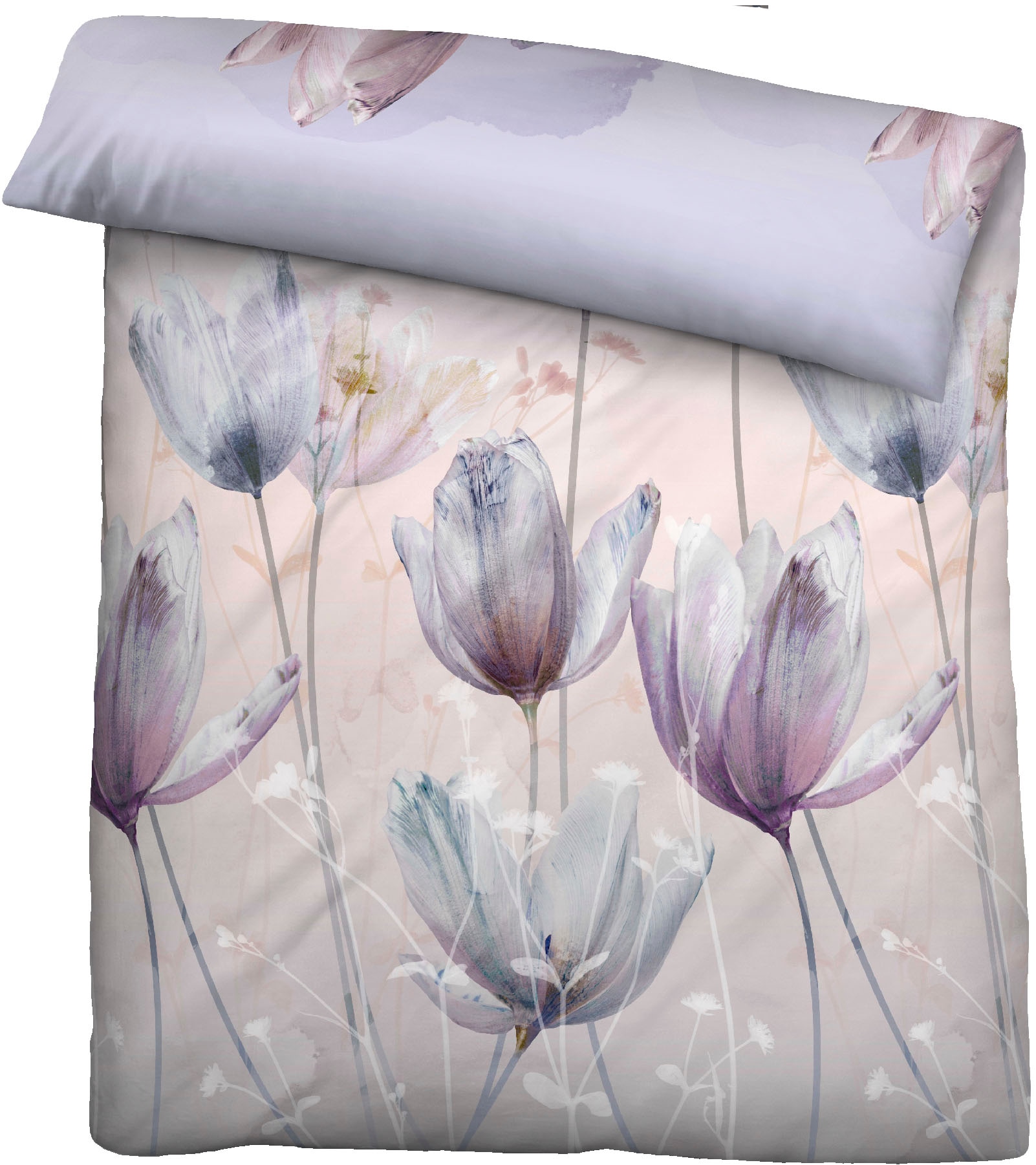 Biberna Bettwäsche »0614508« 2 Stk. tlg. feiner Glanz + weicher Griff, pflegeleicht, ganzjährig einsetzbar, RV