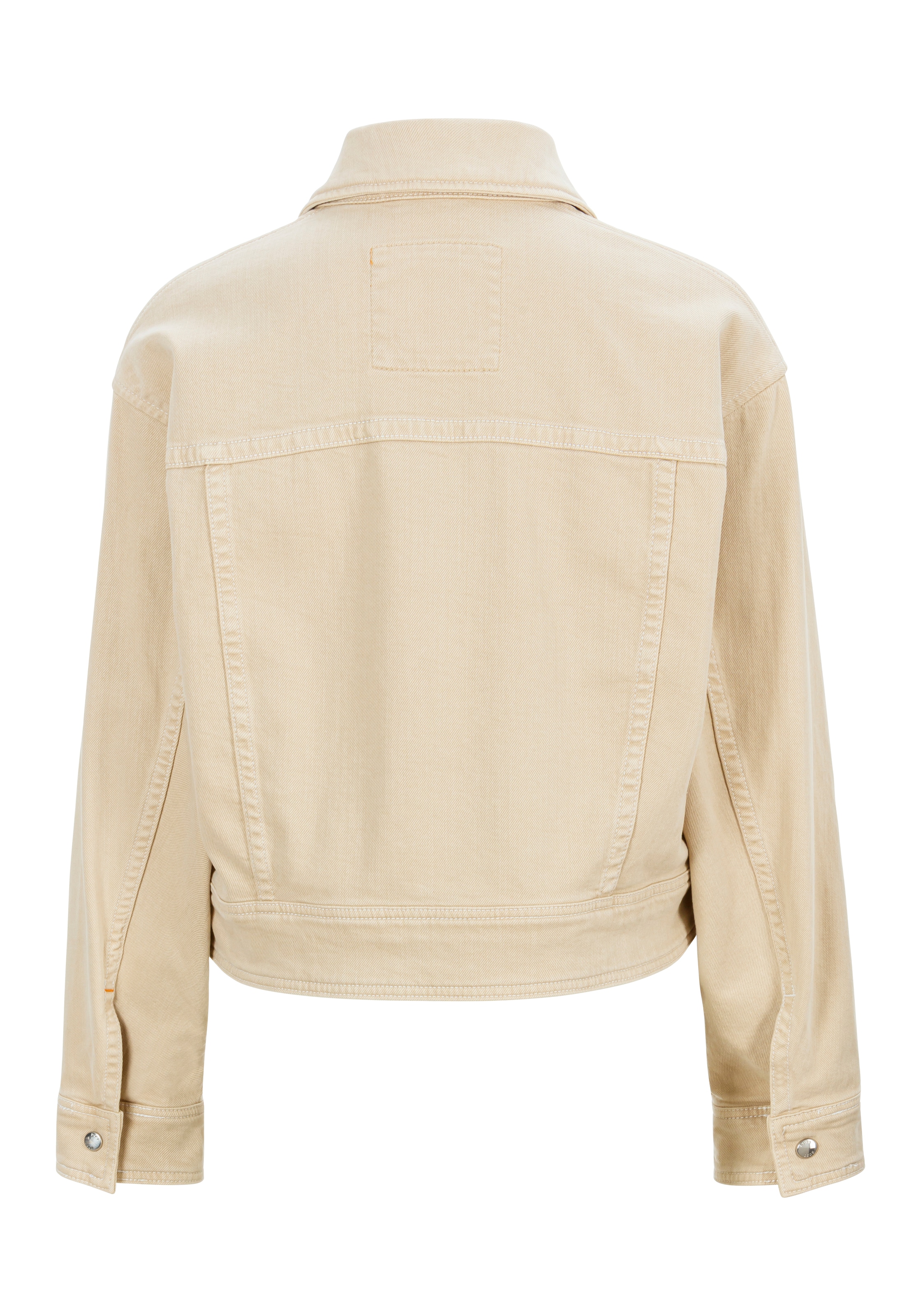 BOSS ORANGE Kurzblazer »Jelt-D Premium Damenmode«, im Biker-Style, cropped