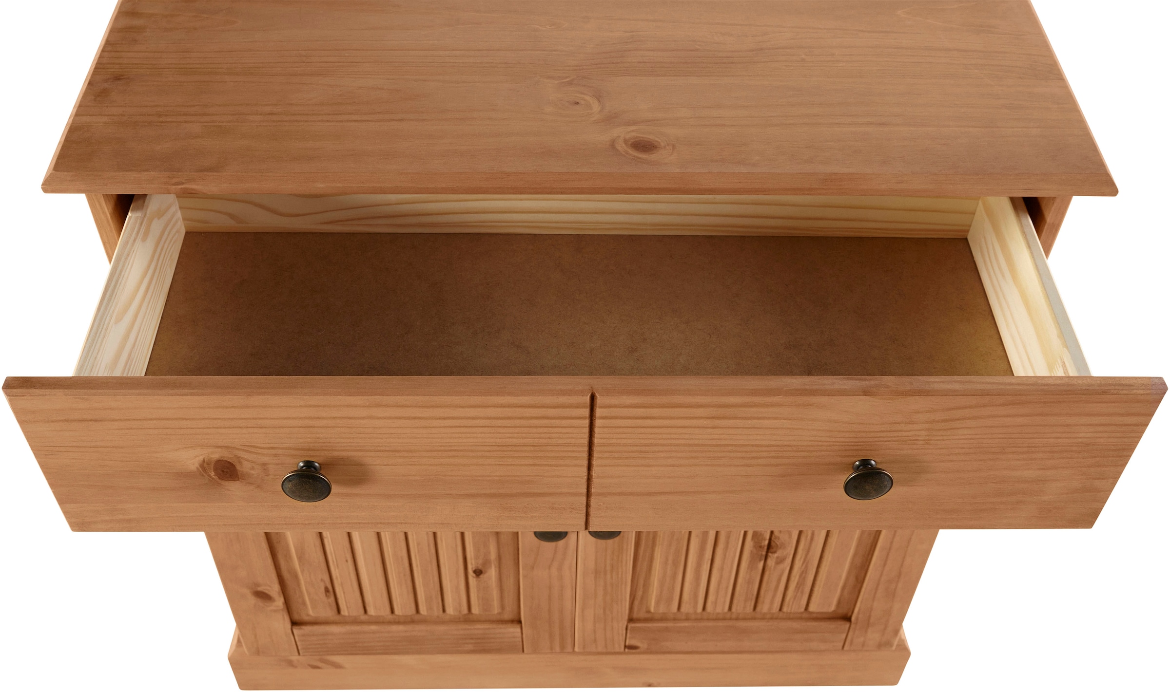 Home affaire Sideboard »Liotta«, Kommode mit verstellbaren Einlegeboden, massives Kiefernholz