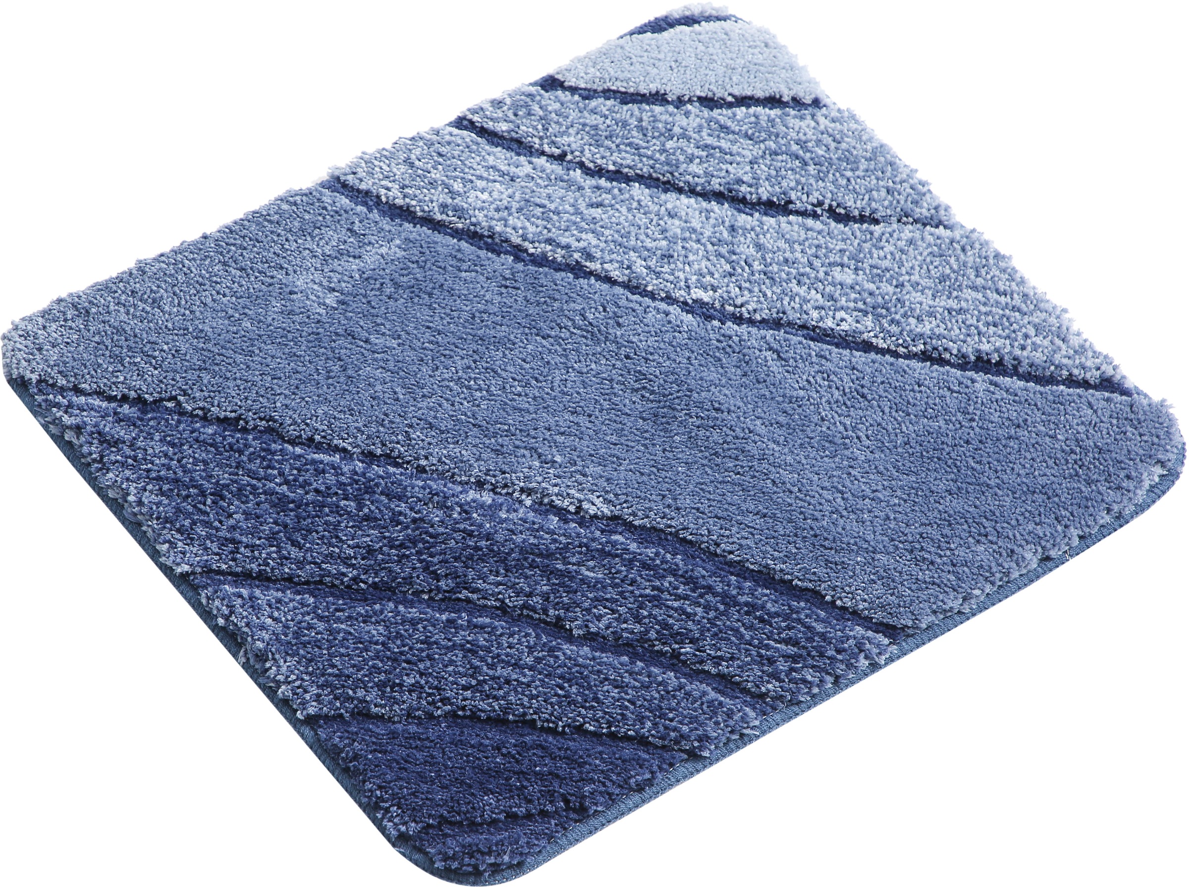 my home Badematte »Josie, Badvorleger, Badezimmer Teppich«, rutschhemmend beschichtet, fußbodenheizungsgeeignet-schnell trocknend-strapazierfähig, Badteppich, Badematten, rechteckig, rund & als 3-tlg. Set erhältlich