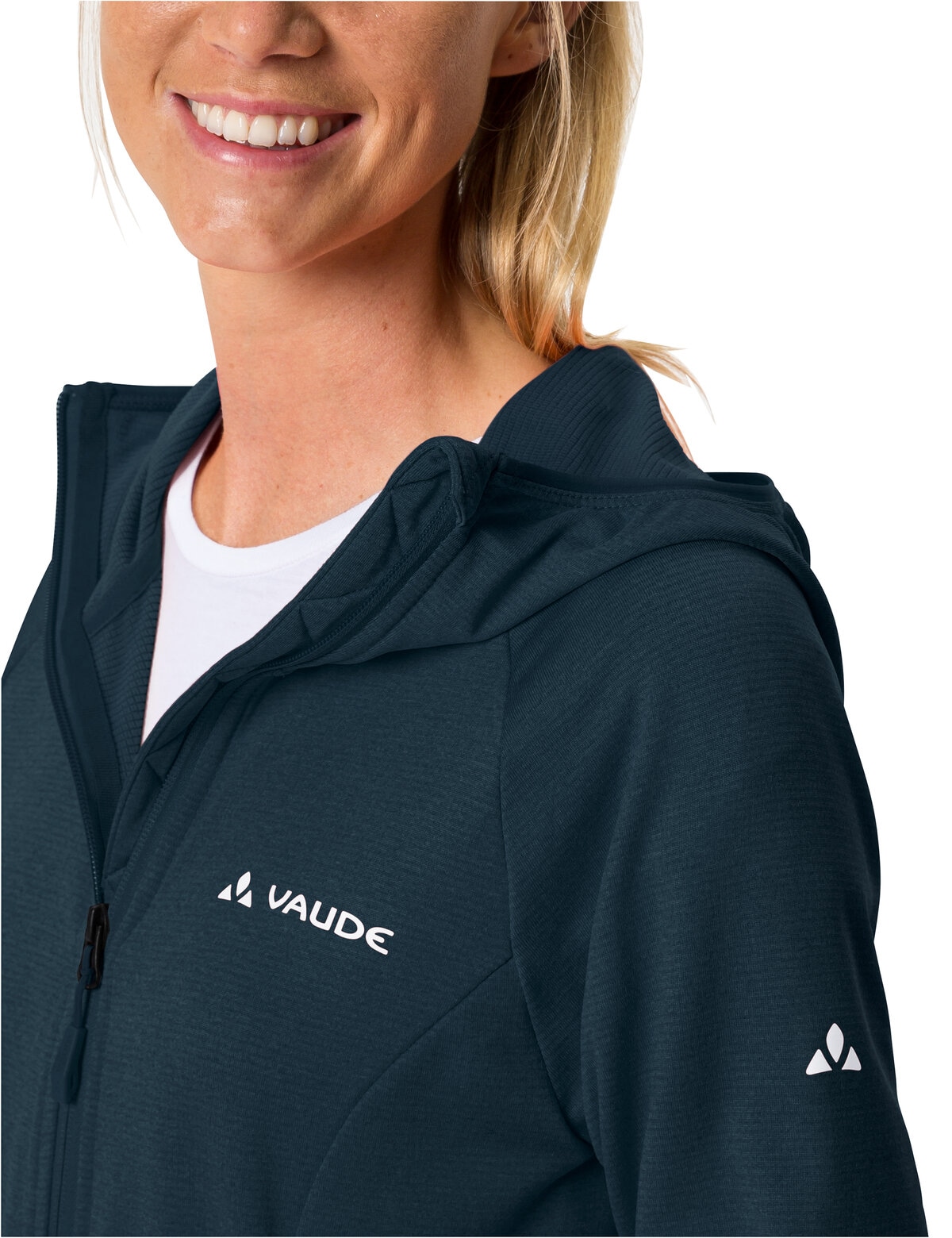 VAUDE Fleecejacke »WOMEN'S TEKOA FLEECE JACKET II« mit Kapuze sportlicher Stil, mit Kapuze und hochschließendem Kragen