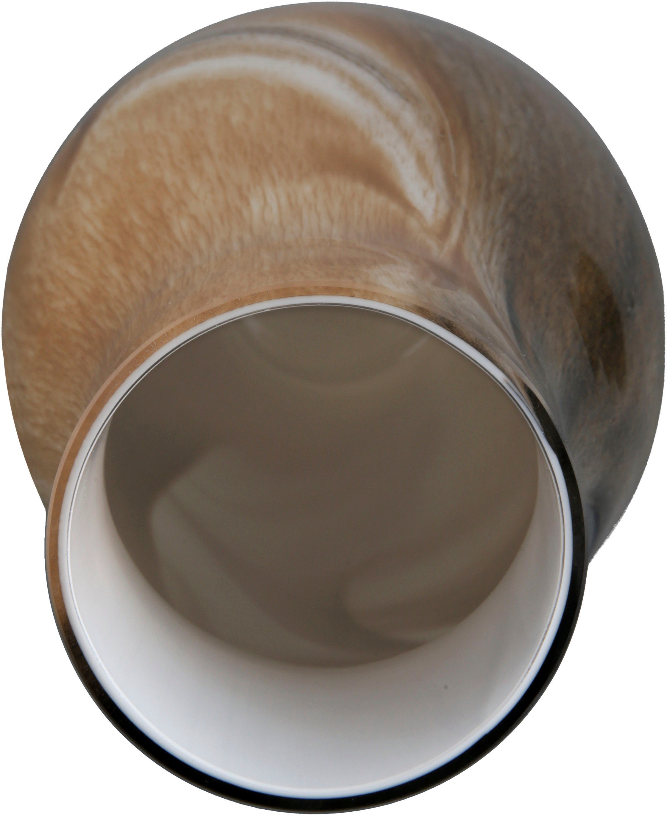 GILDE Tischvase »Draga, Höhe ca. 40 cm«, (1 St.), dekorative Vase aus Glas, Blumenvase