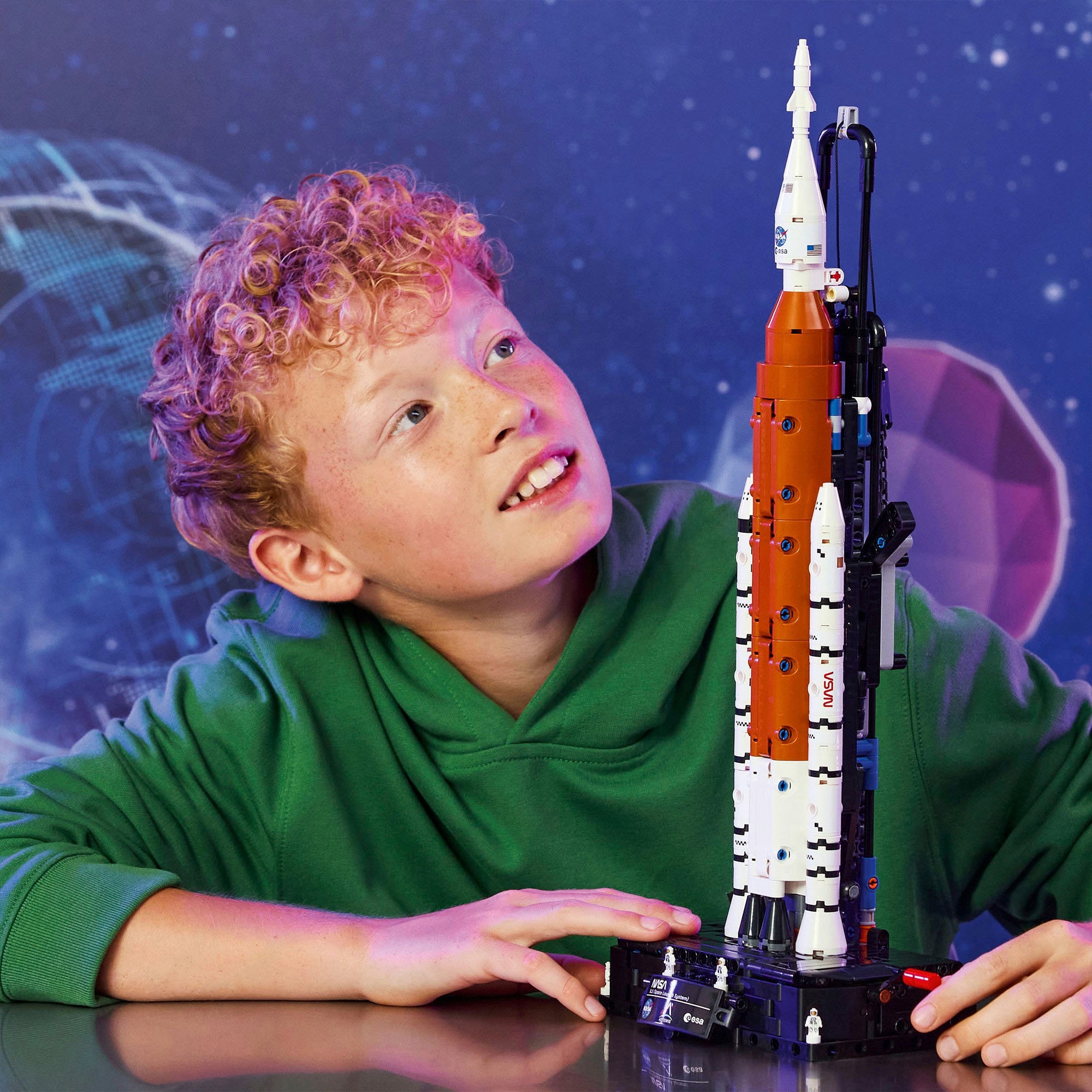 LEGO® Konstruktionsspielsteine »NASA Artemis SLS-Schwerlastrakete (42221), LEGO Technic« Made in Europe