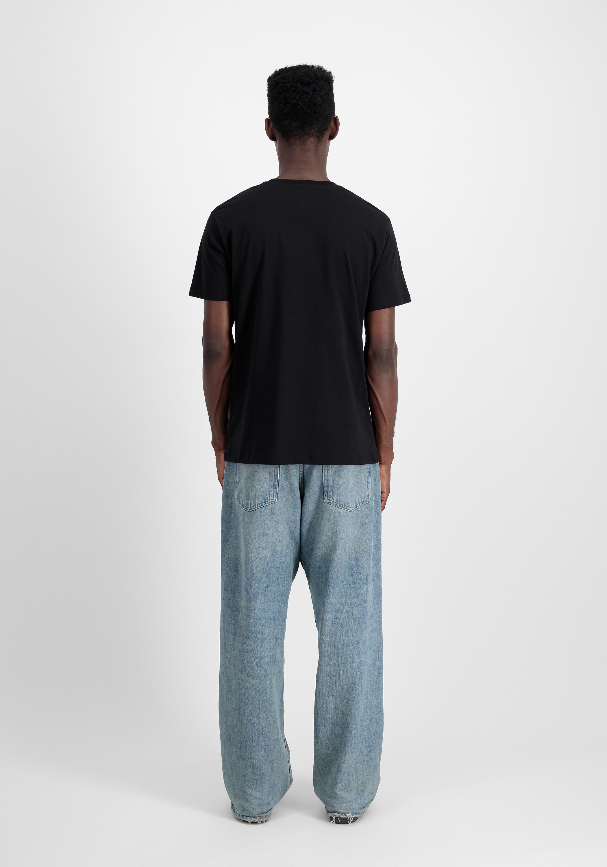 Alpha Industries T-Shirt »Alpha Industries Men - T-Shirts Satin Logo T«