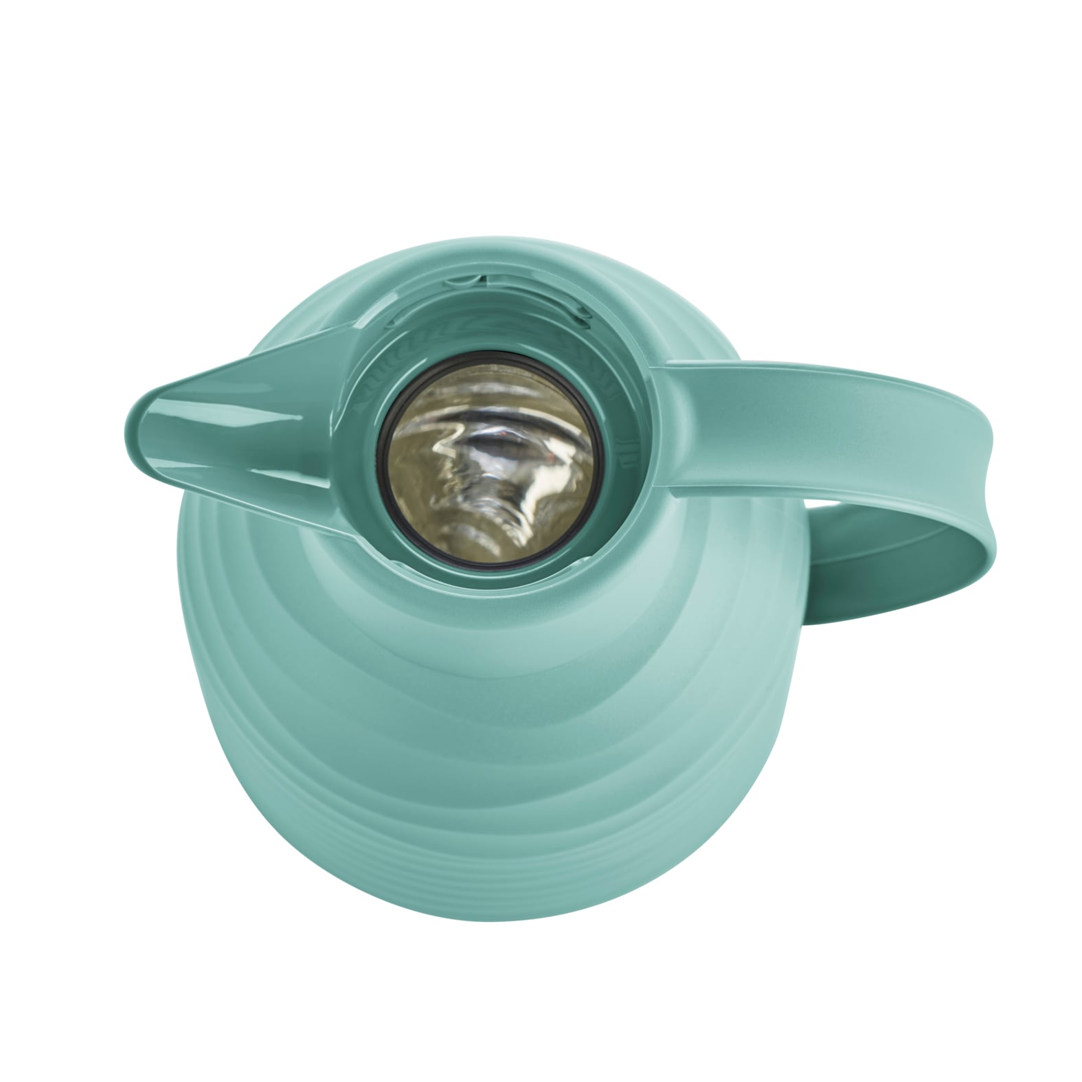 Emsa Isolierkanne »Samba Wave«, 1 l, Made in Germany, 12h warm/24h kalt, Quick-Press-Deckel, Glaskolben
