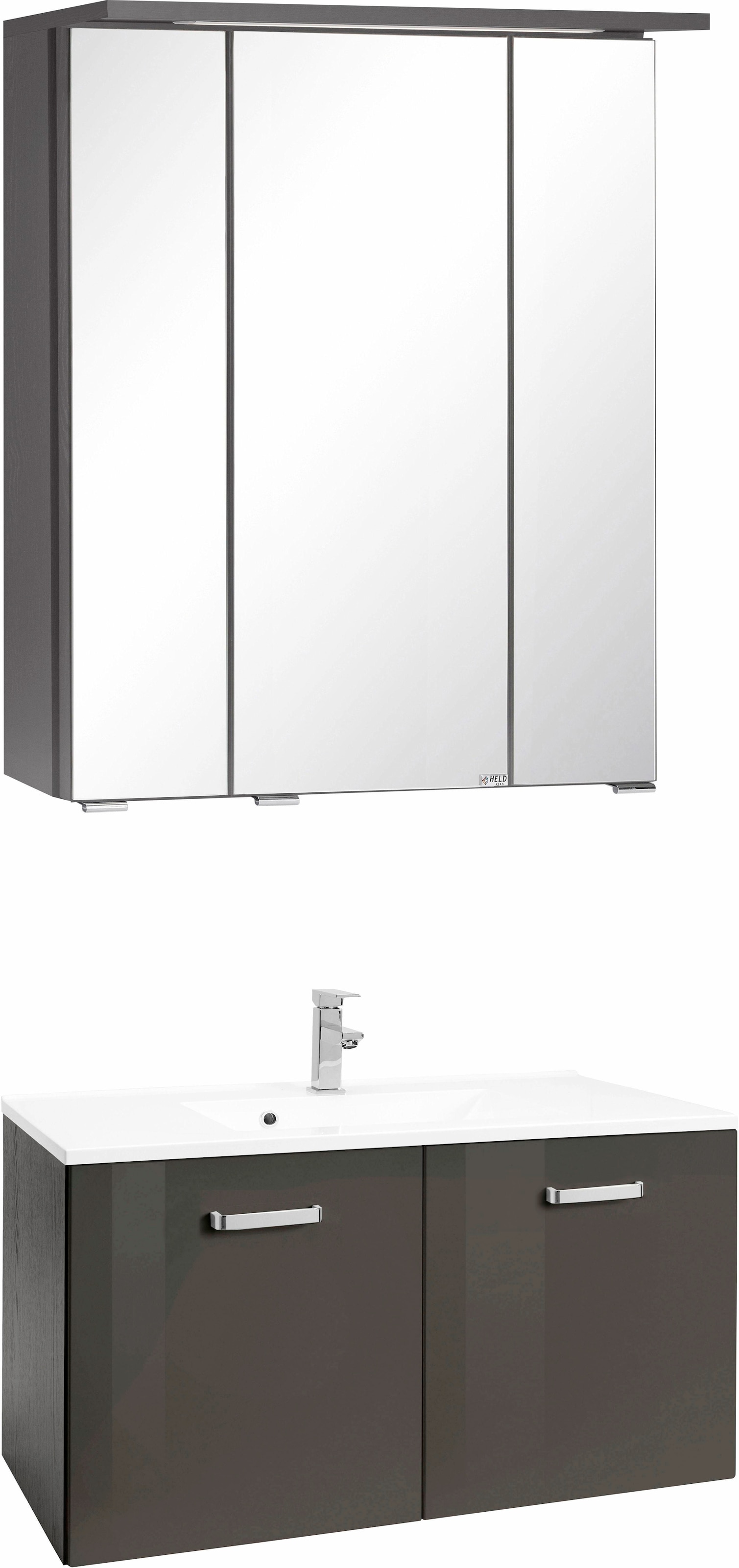 welltime Badmöbel-Set »Ravenna«, (2 St.), Breite 80 cm, Bad-Unterschrank mi günstig online kaufen