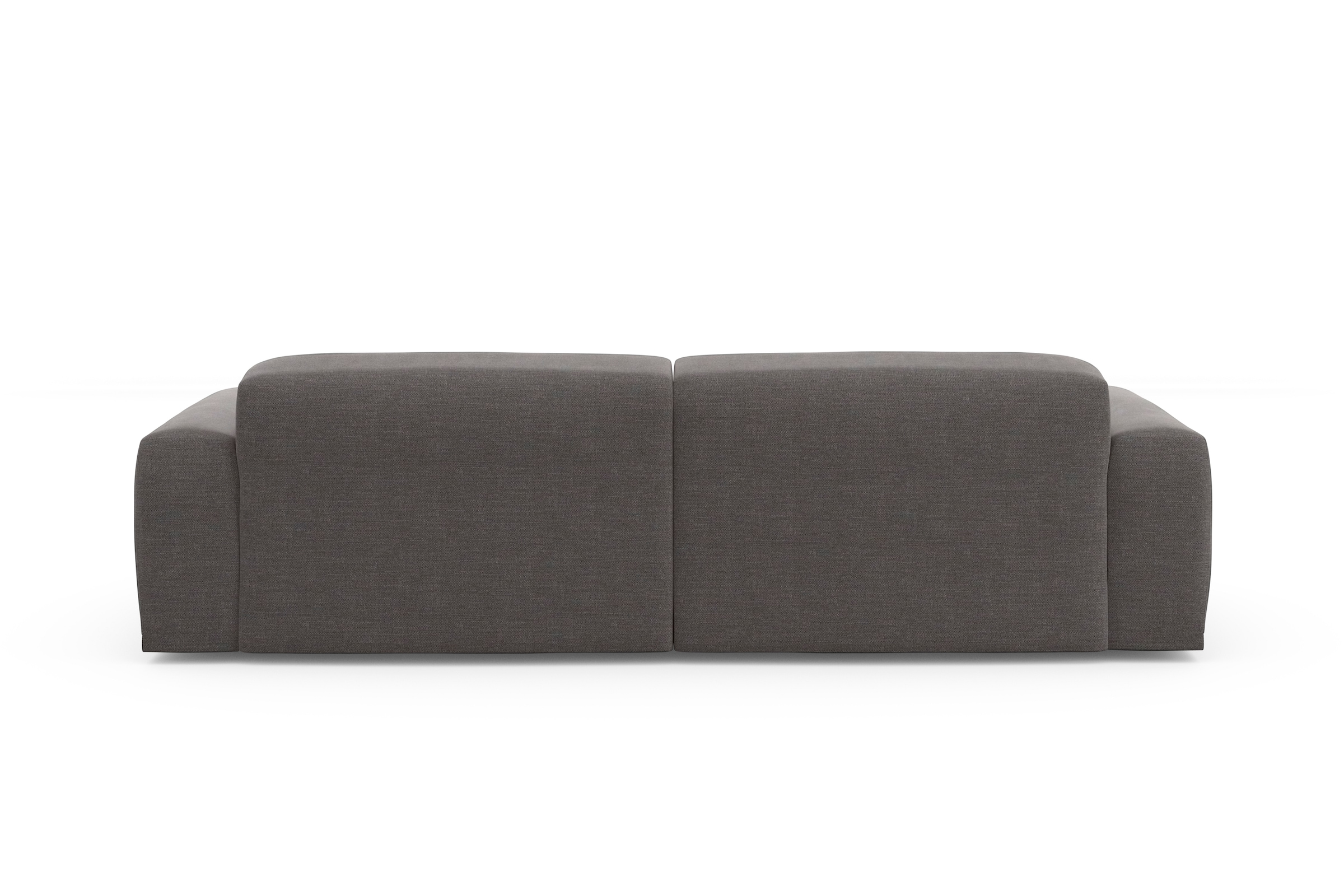 TRENDMANUFAKTUR Ecksofa »Braga, mit hochwertigem Kaltschaum, L-Form, in Cord erhältlich«, (2 St.), modernes Sofa, Couch mit hohem Sitzkomfort, 255/72/160 cm (B/H/T)