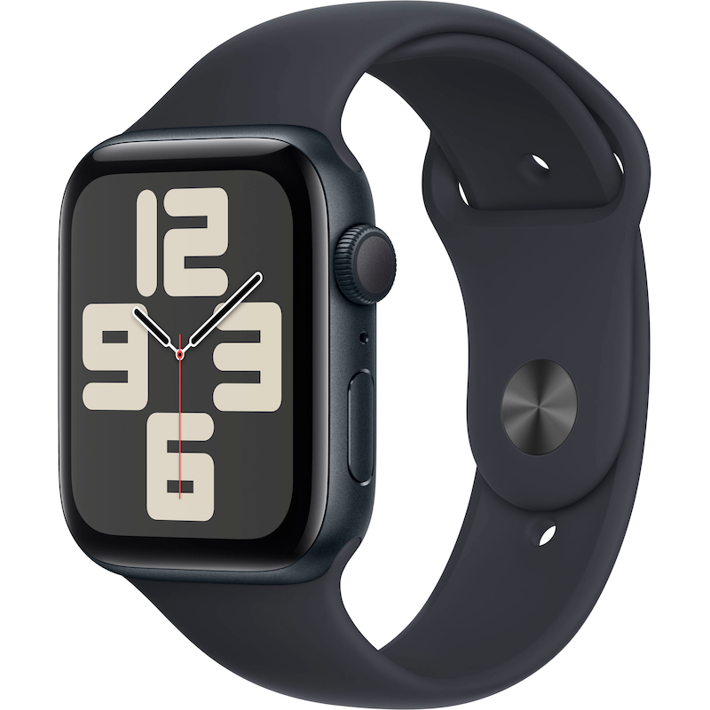 APPLE Smartwatch »Watch SE Aluminium« (4, 4 cm / 1, 73 ′′) Watch OS 10;Siri;Herzfrequenz Mitternacht