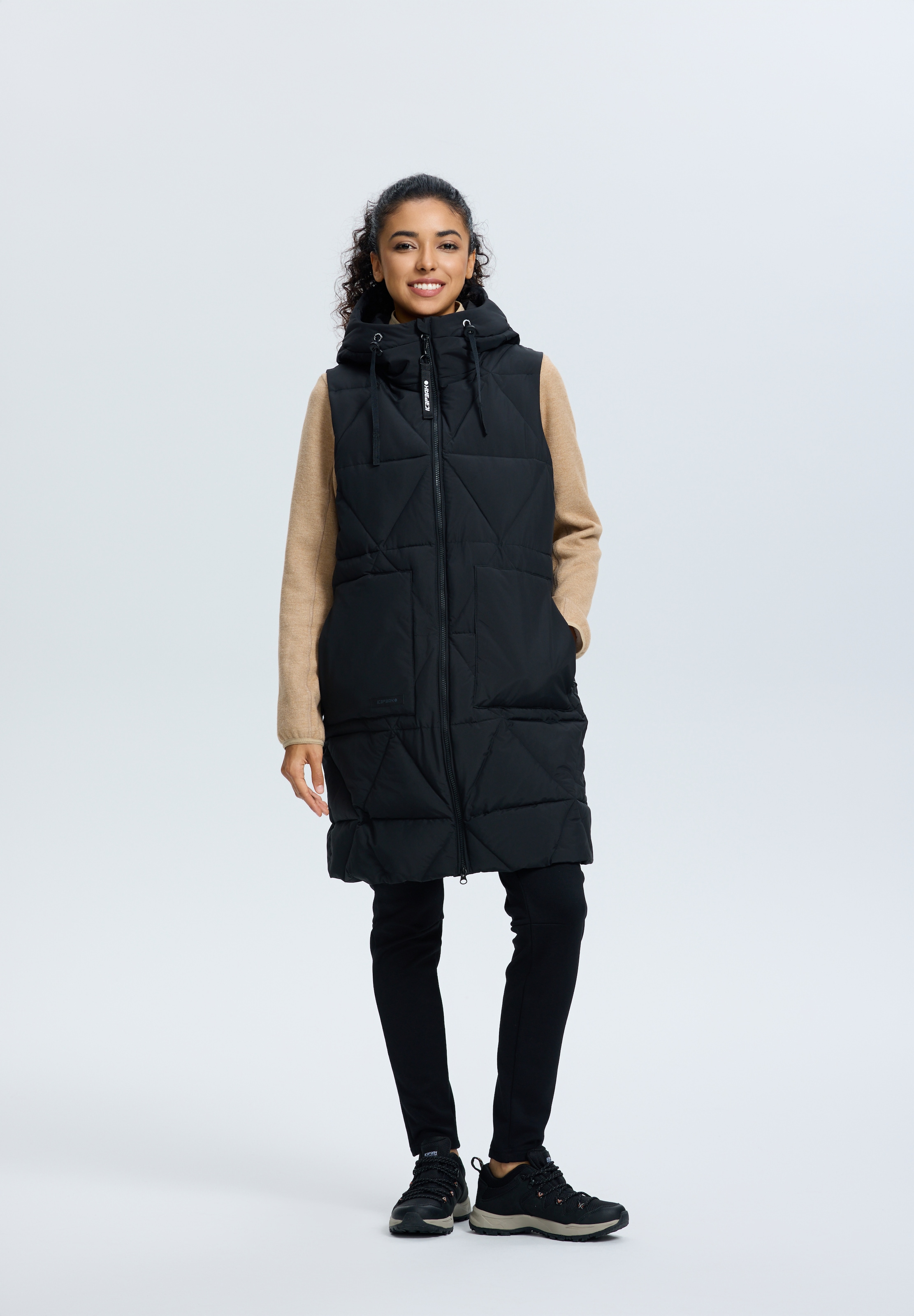 ICEPEAK Steppweste »AGRIA« 1 Stk. tlg. BASIC BLACK 38 38 D Steppweste AGRIA von ICEPEAK