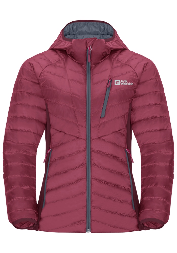 Jack Wolfskin Steppjacke »ROUTEBURN PRO INS JKT W«, mit Kapuze