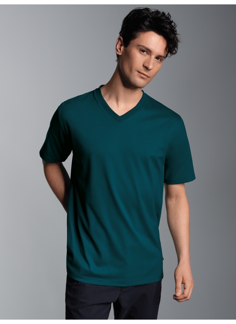 Trigema T-Shirt »TRIGEMA V-Shirt DELUXE Baumwolle«, 1 Stk.
