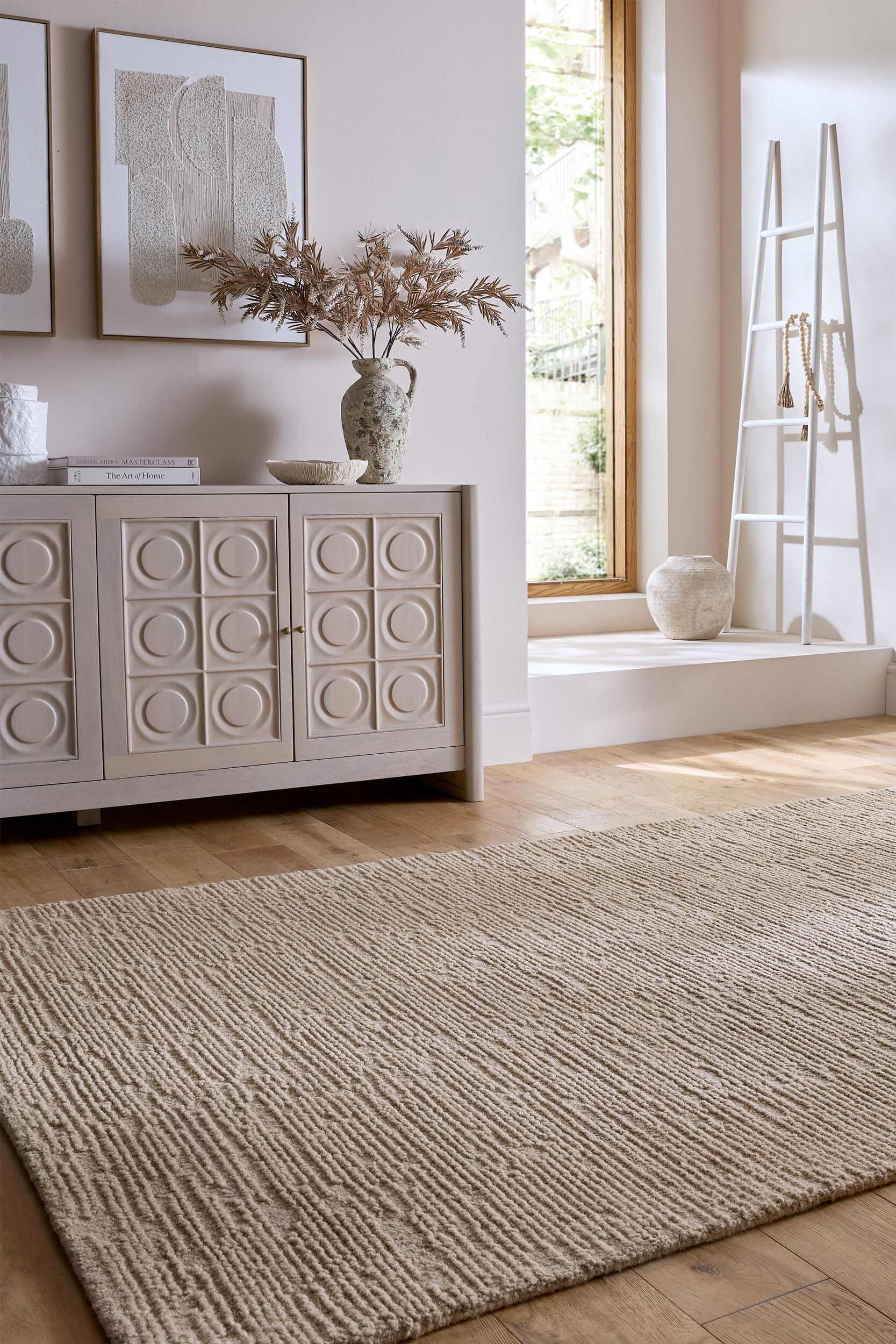 FLAIR RUGS Wollteppich »Harris Boucle«, rechteckig, 12 mm Höhe, handgeferti günstig online kaufen