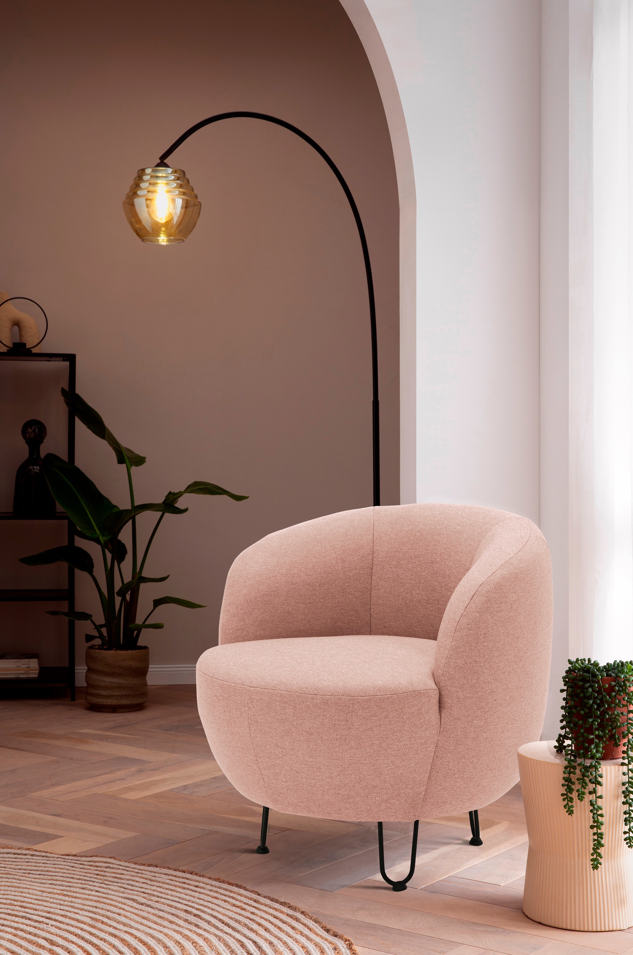 Home affaire Sessel »Anjuli Lieferzeit nur 2 Wochen« Runde Form, perfektes günstig online kaufen