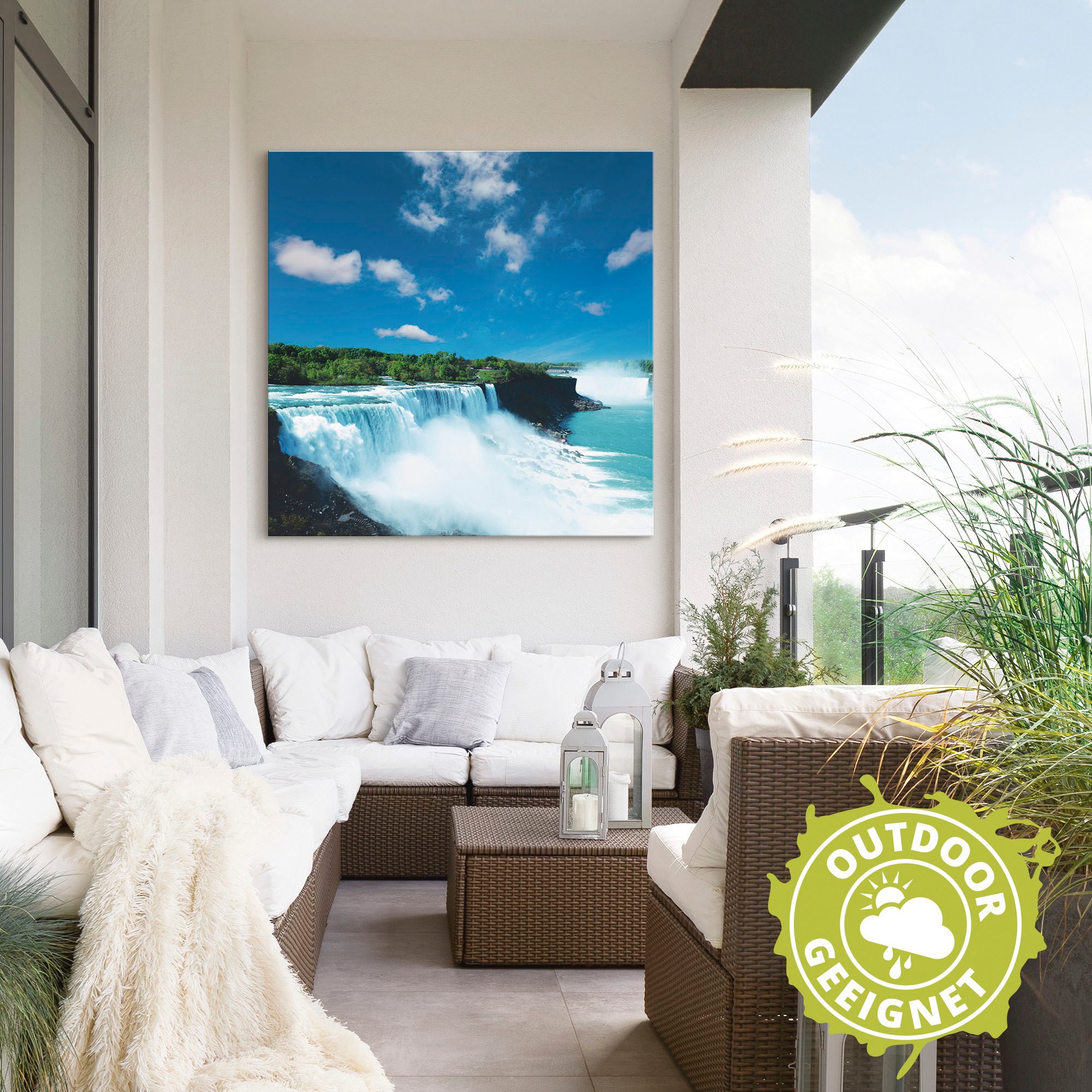 Artland Wandbild »Niagara«, Gewässer, (1 St.), als Alubild, Outdoorbild, Leinwandbild in verschied. Größen