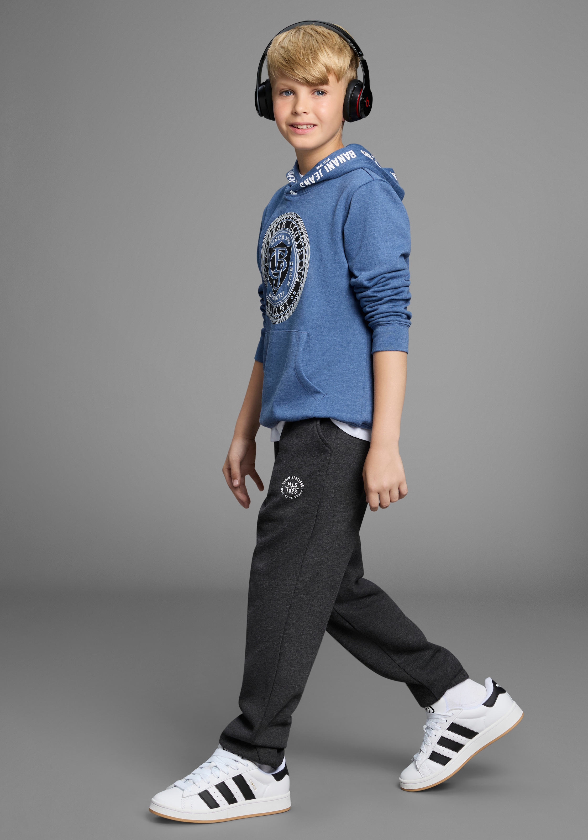 H.I.S Sweathose »Basic Sweatshose, Jogginghose«, NEU: HIS für TEENS! Sweathose mit kleinem Badge