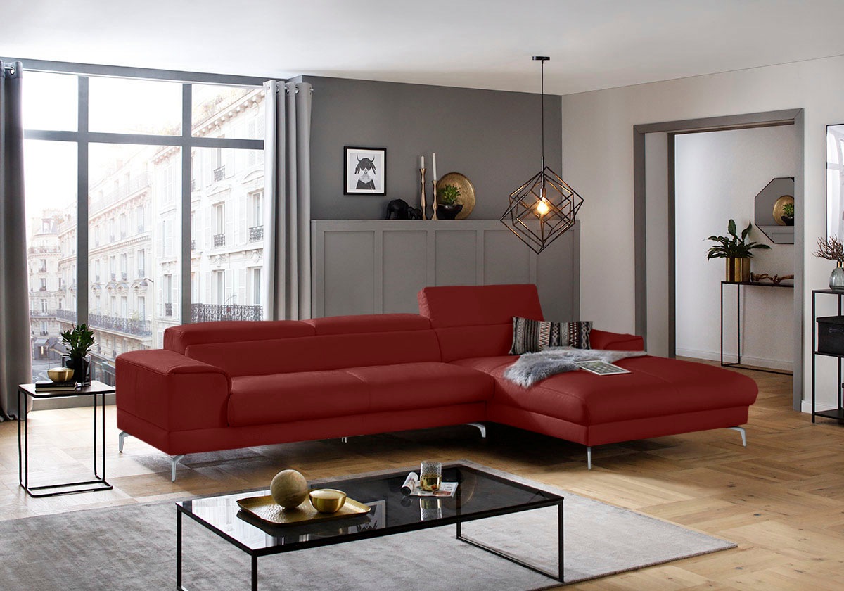 W.SCHILLIG Ecksofa »piedroo, Designsofa mit tollem Sitzkomfort, bequem und günstig online kaufen