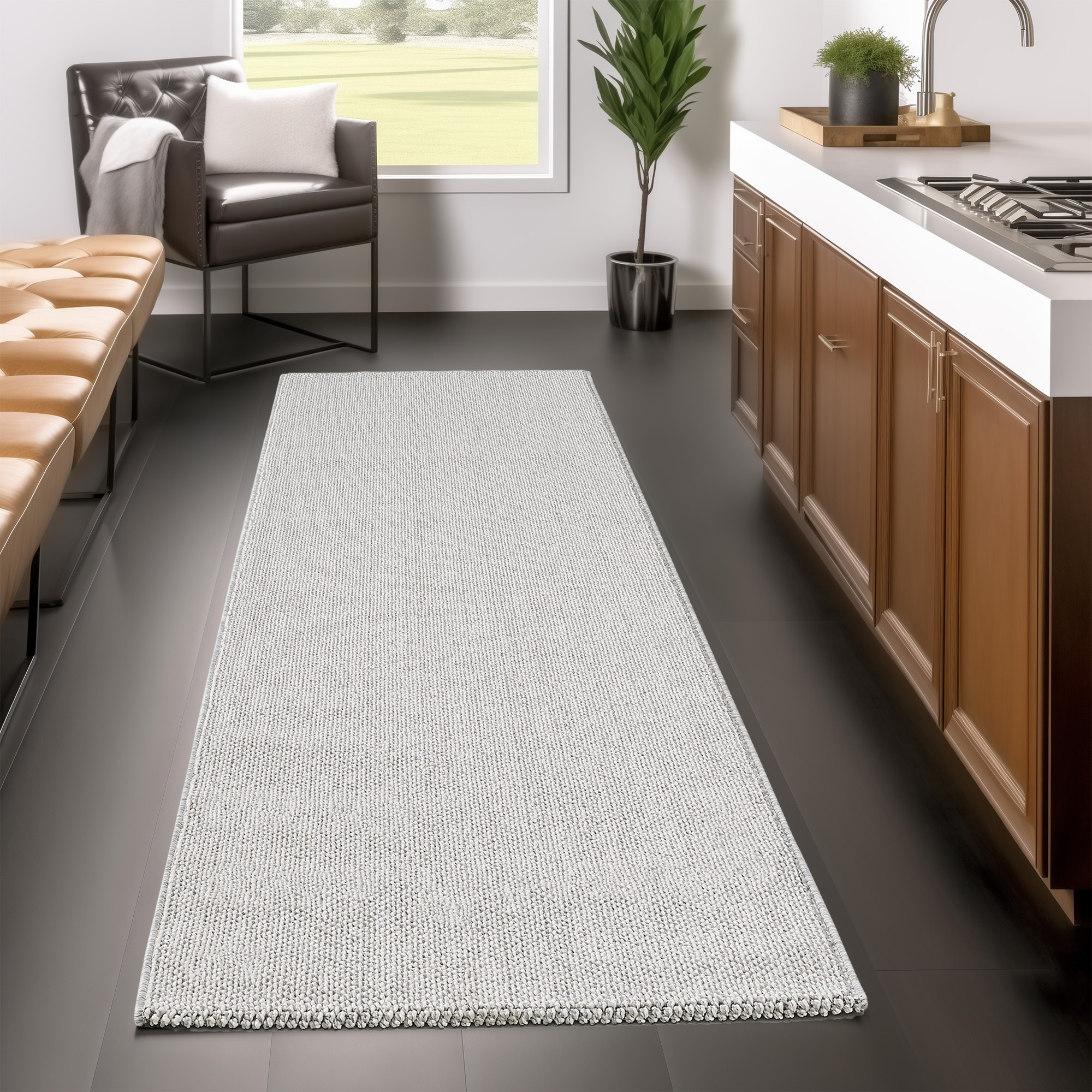 Ayyildiz Teppiche Teppich »LOOM 4300«, rechteckig, 7 mm Höhe, Läufer, Kurzf günstig online kaufen