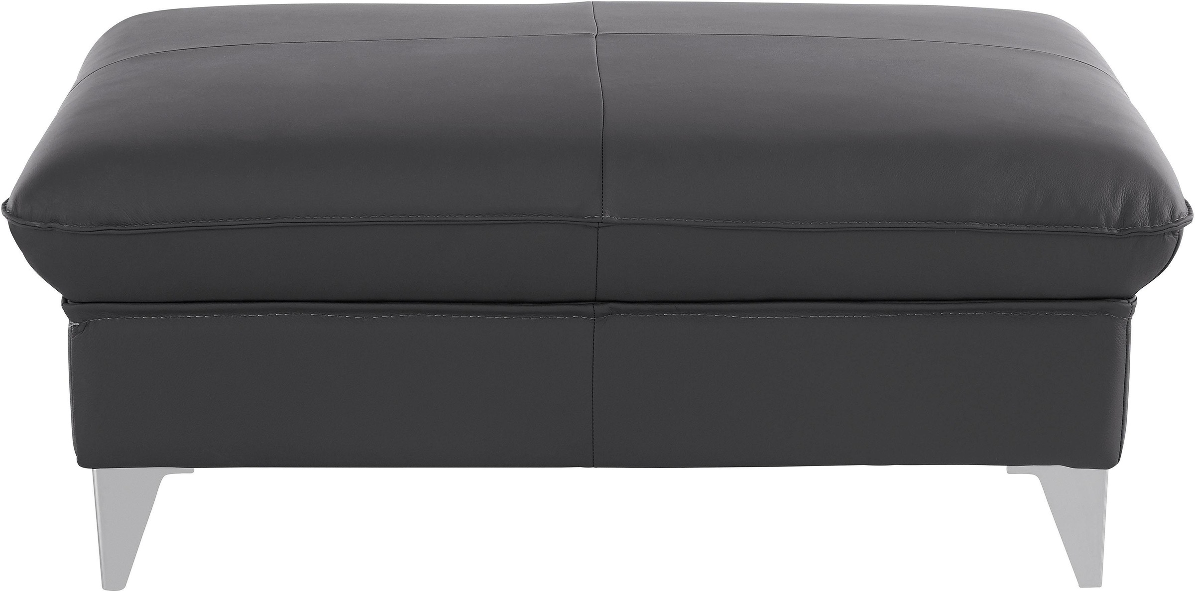 COTTA Polstergarnitur »Caluso L-Form«, Set bestehend aus: Ecksofa mit Kopfteilverstellung & Hocker