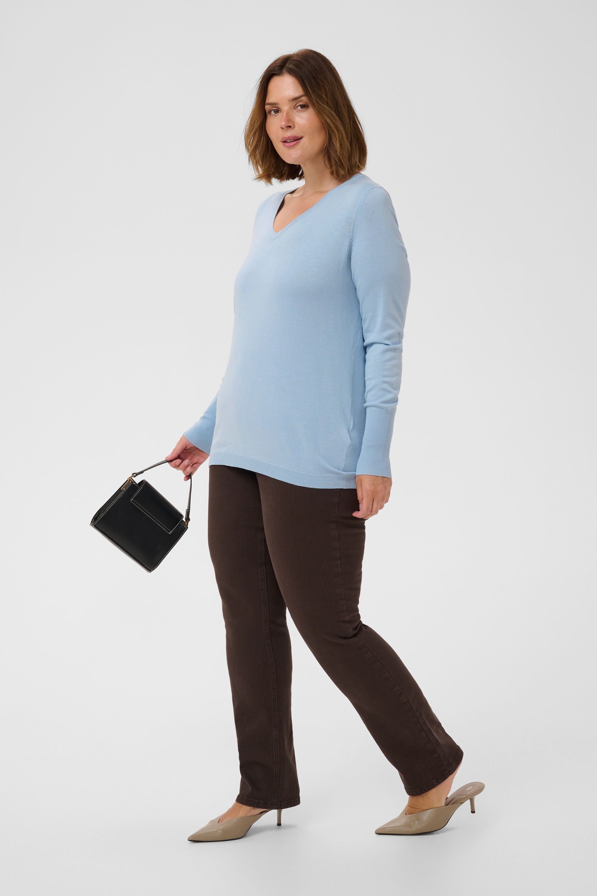 KAFFE Curve Strickpullover »Damen Strickpullover KClizzy«