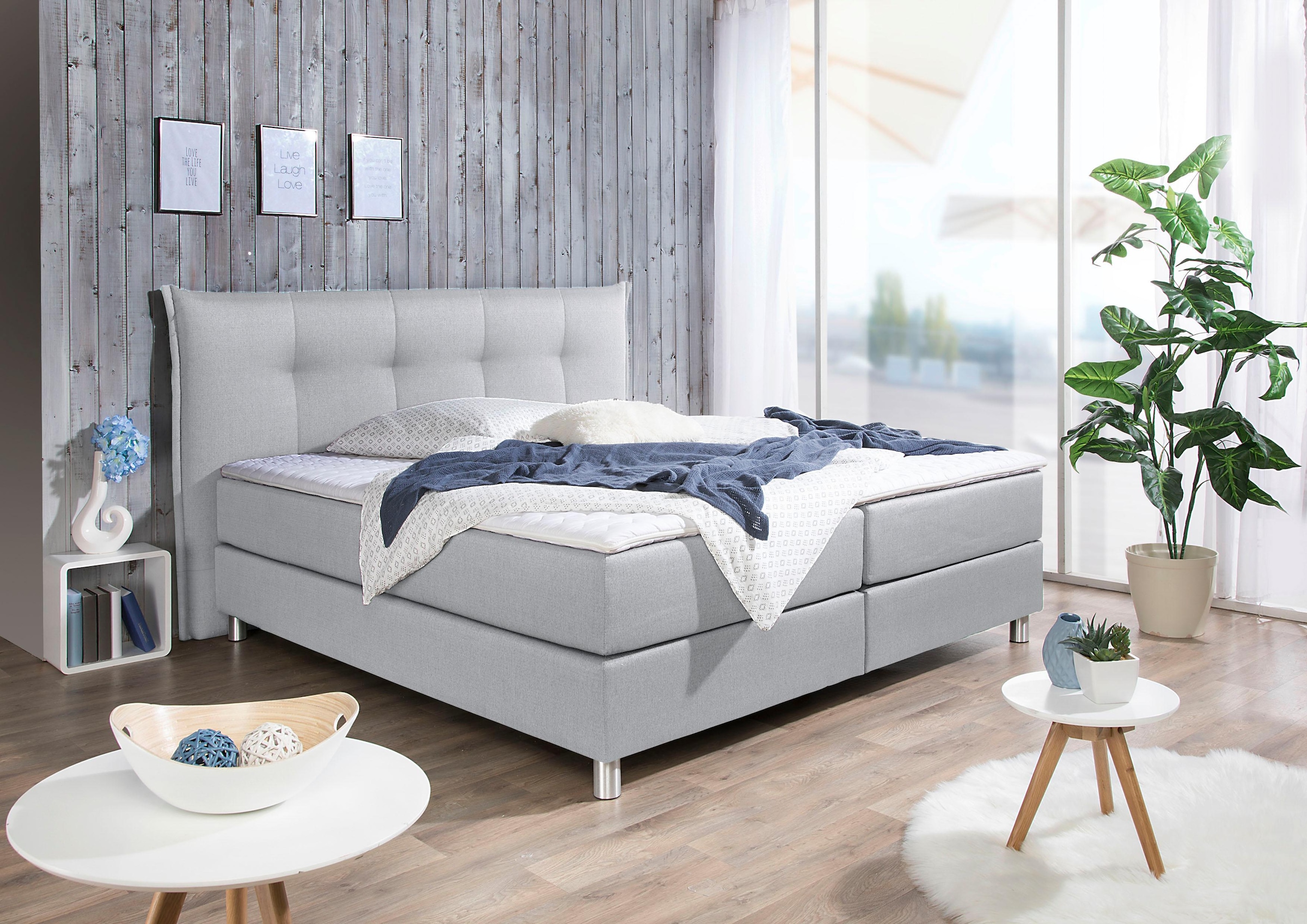 Maintal Boxspringbett, inkl. Kaltschaum-Topper, in H2 bis H4 lieferbar günstig online kaufen