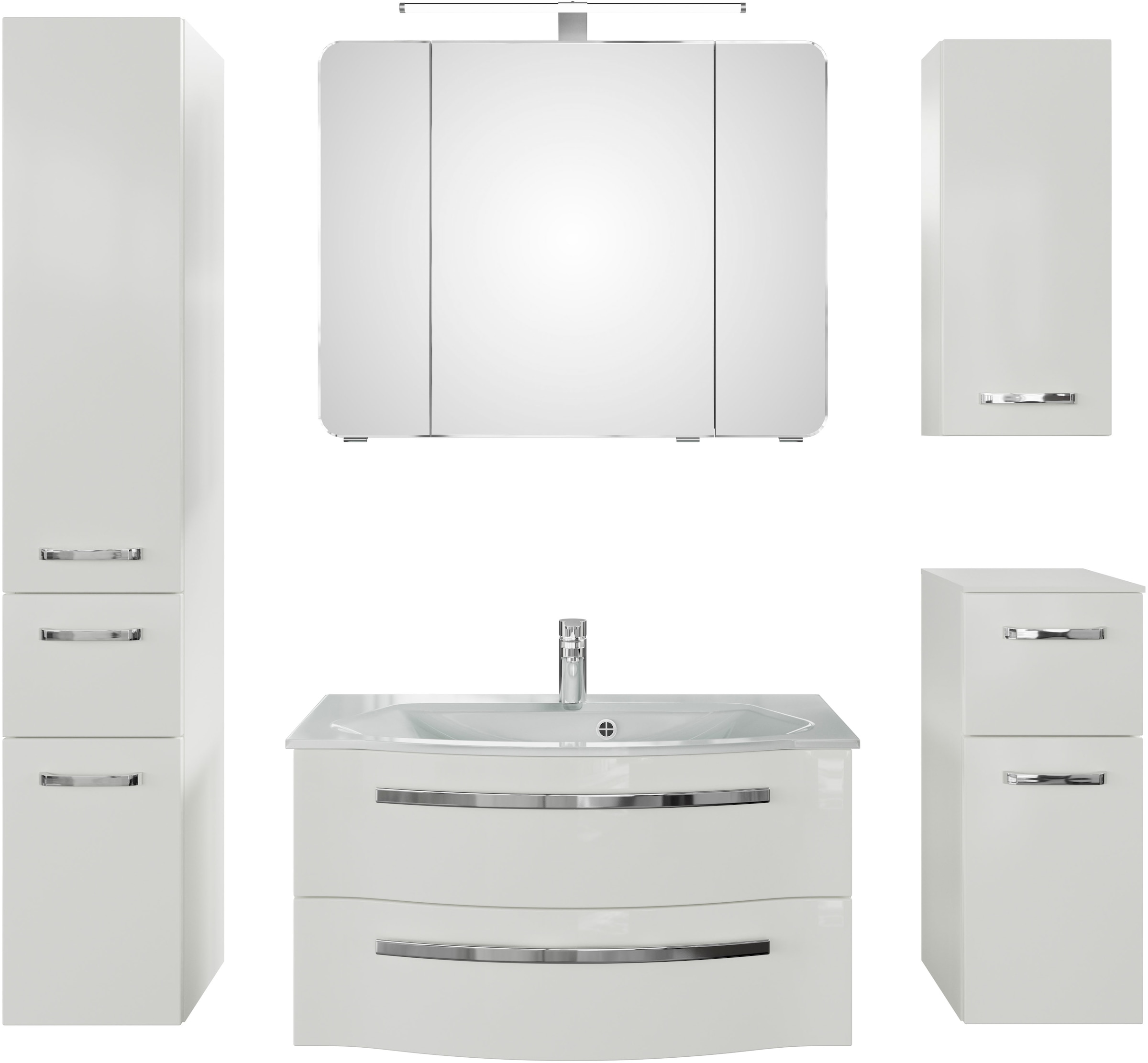 Saphir Badmöbel-Set »Serie 4005«, (Set, 6 St.), Badmöbel-Set Serie 4005, vo günstig online kaufen