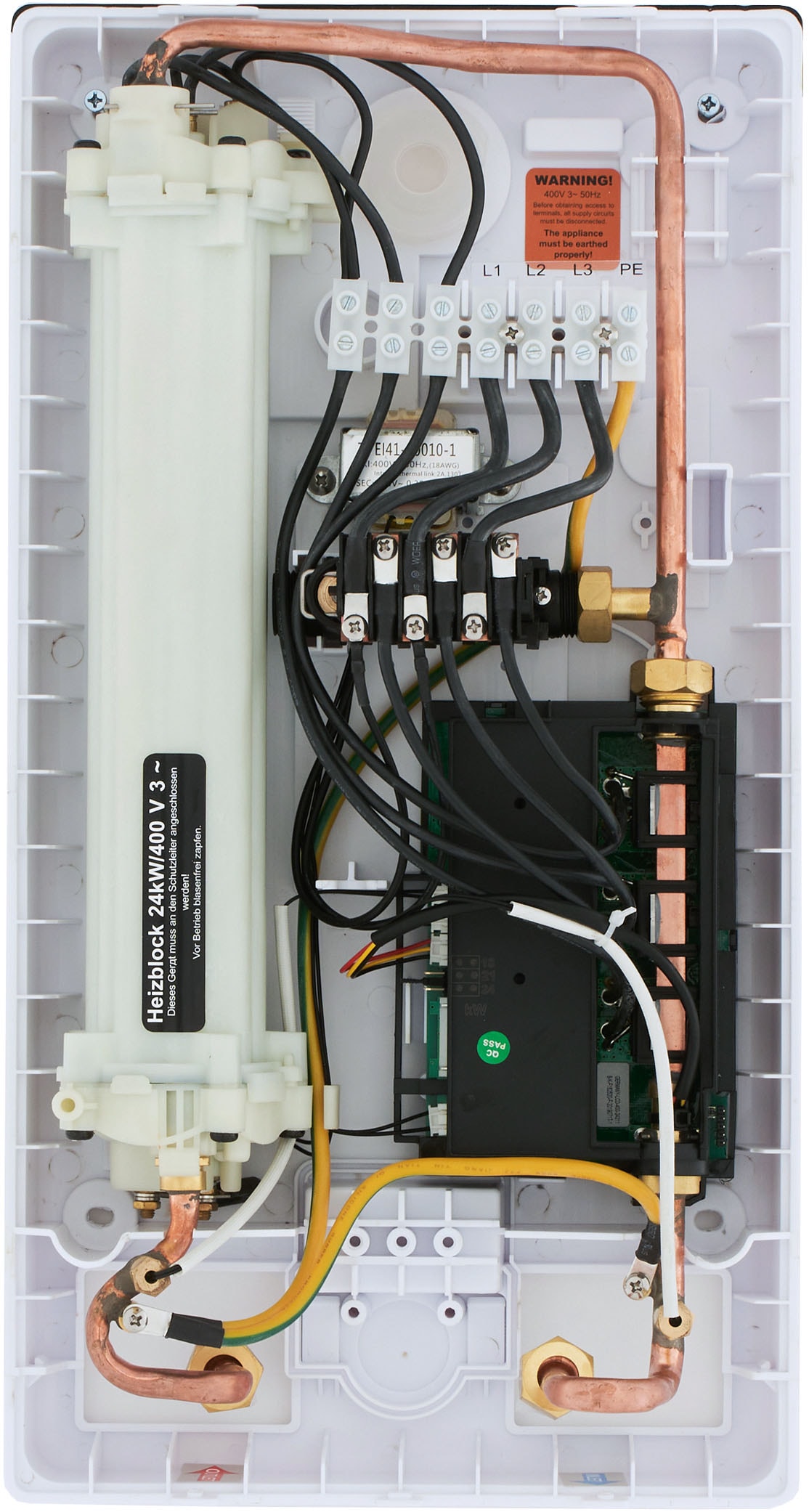 Thermoflow Durchlauferhitzer »Thermoflow Elex 3 in 1«, Für Nennleistung: 18 / 21 / 24 kW geeignet