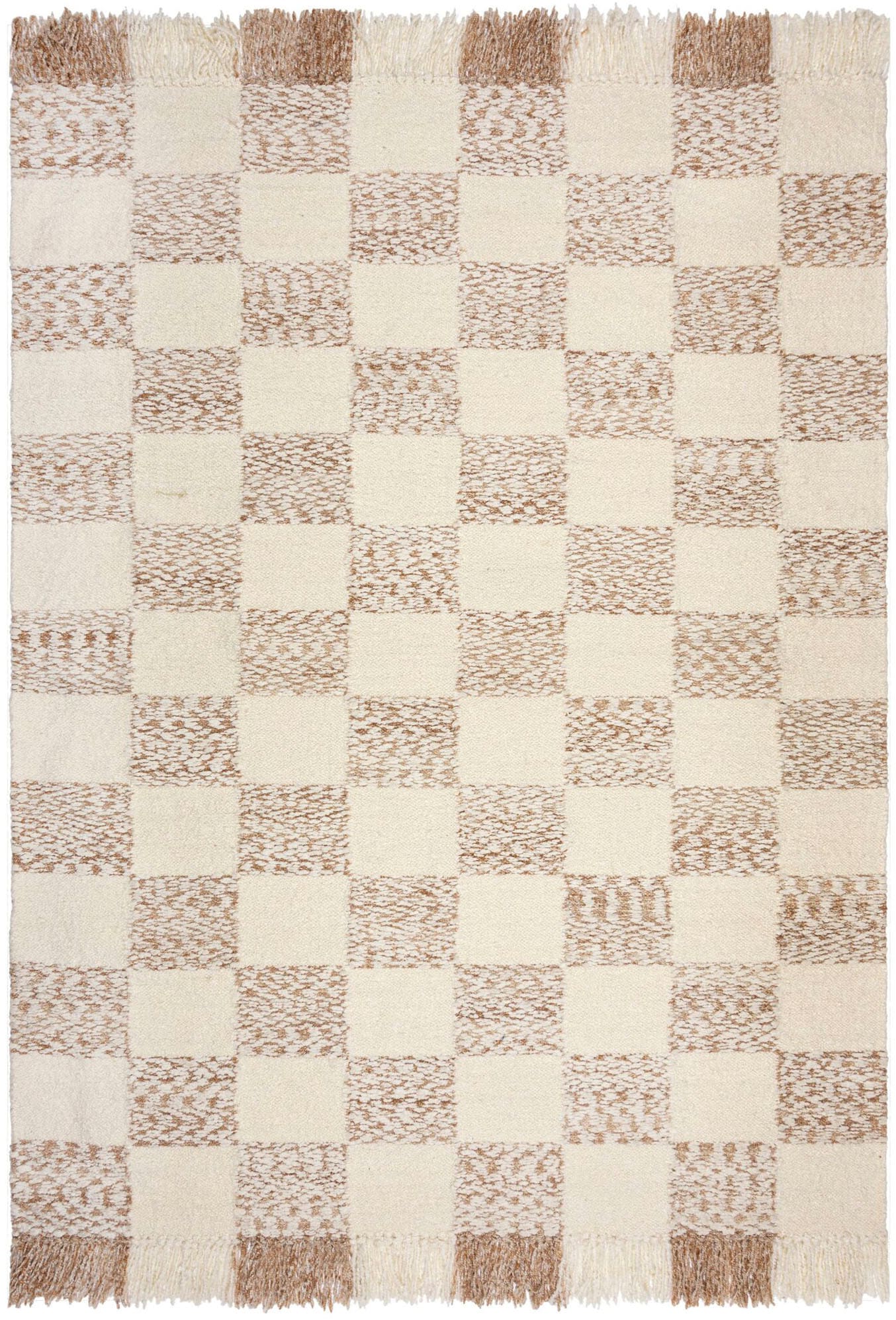 FLAIR RUGS Teppich »Eric«, rechteckig, 4 mm Höhe, Boucle-Effekt Hoch-Tief-F günstig online kaufen