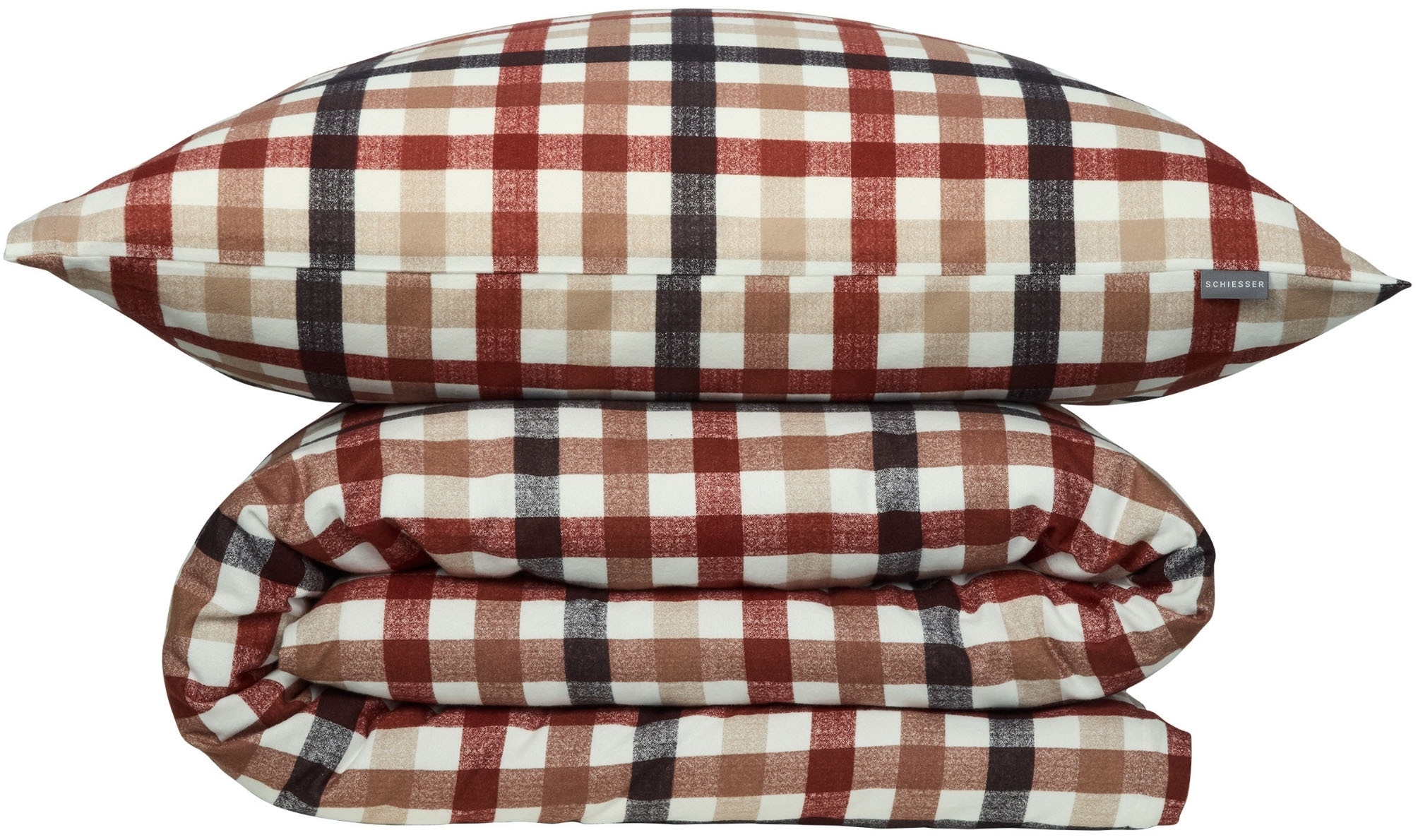 Schiesser Bettwäsche »James aus weichem Baumwollflanell mit traditionellen günstig online kaufen