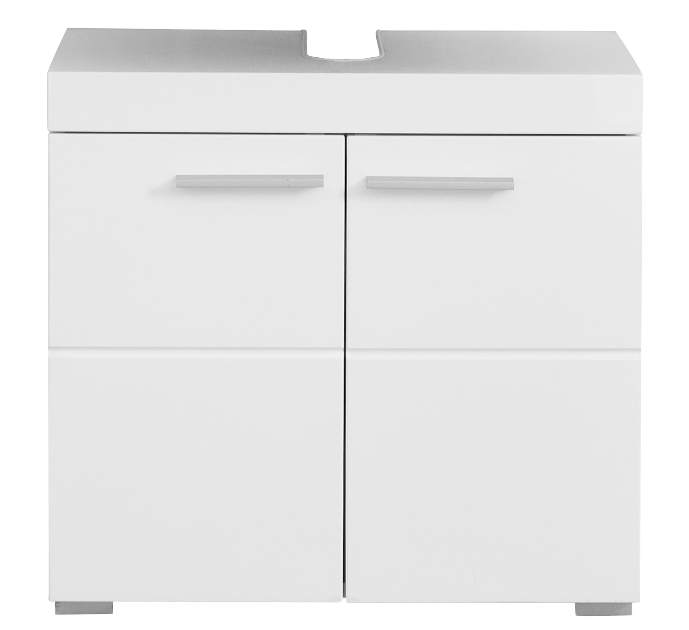 welltime Waschbeckenunterschrank »Avena« Waschtisch 2türig- Aussparung 26/8 cm - (B/T/H) 60/34/56 cm