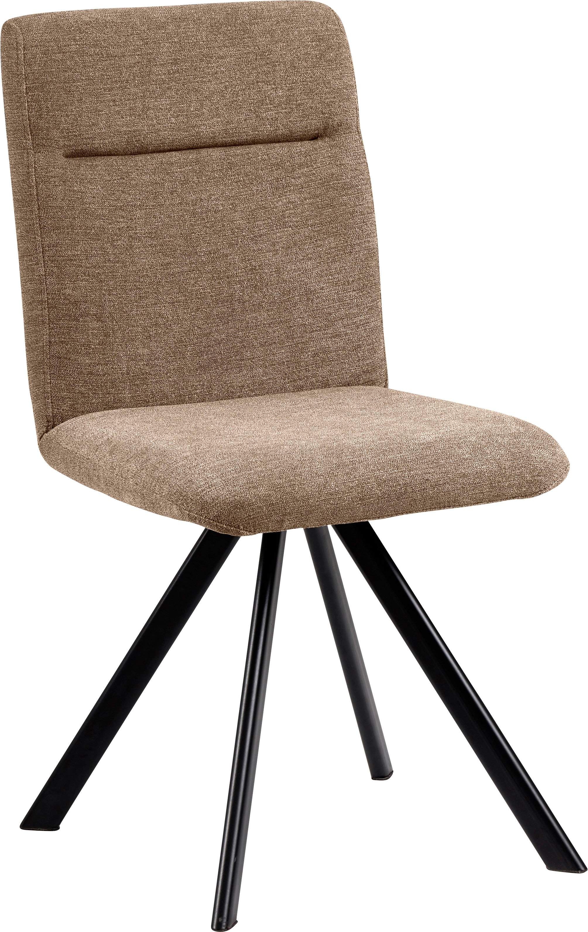 massivline&more 4-Fußstuhl »Martina 200« () Gestell aus Metall schwarz, 2er günstig online kaufen