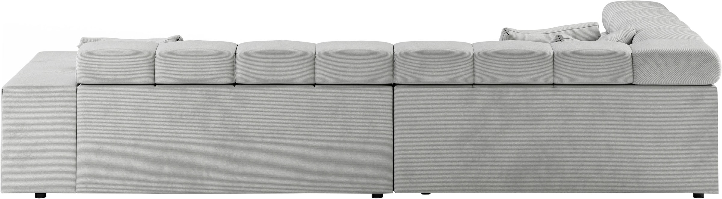 INOSIGN Ecksofa »Ancona incl. Kopfteilverstellung, OTTOs Choice, Breite 319cm, L-Form«, wahlweise motorische Sitztiefenverstellung, auch in Cord + Easy Care