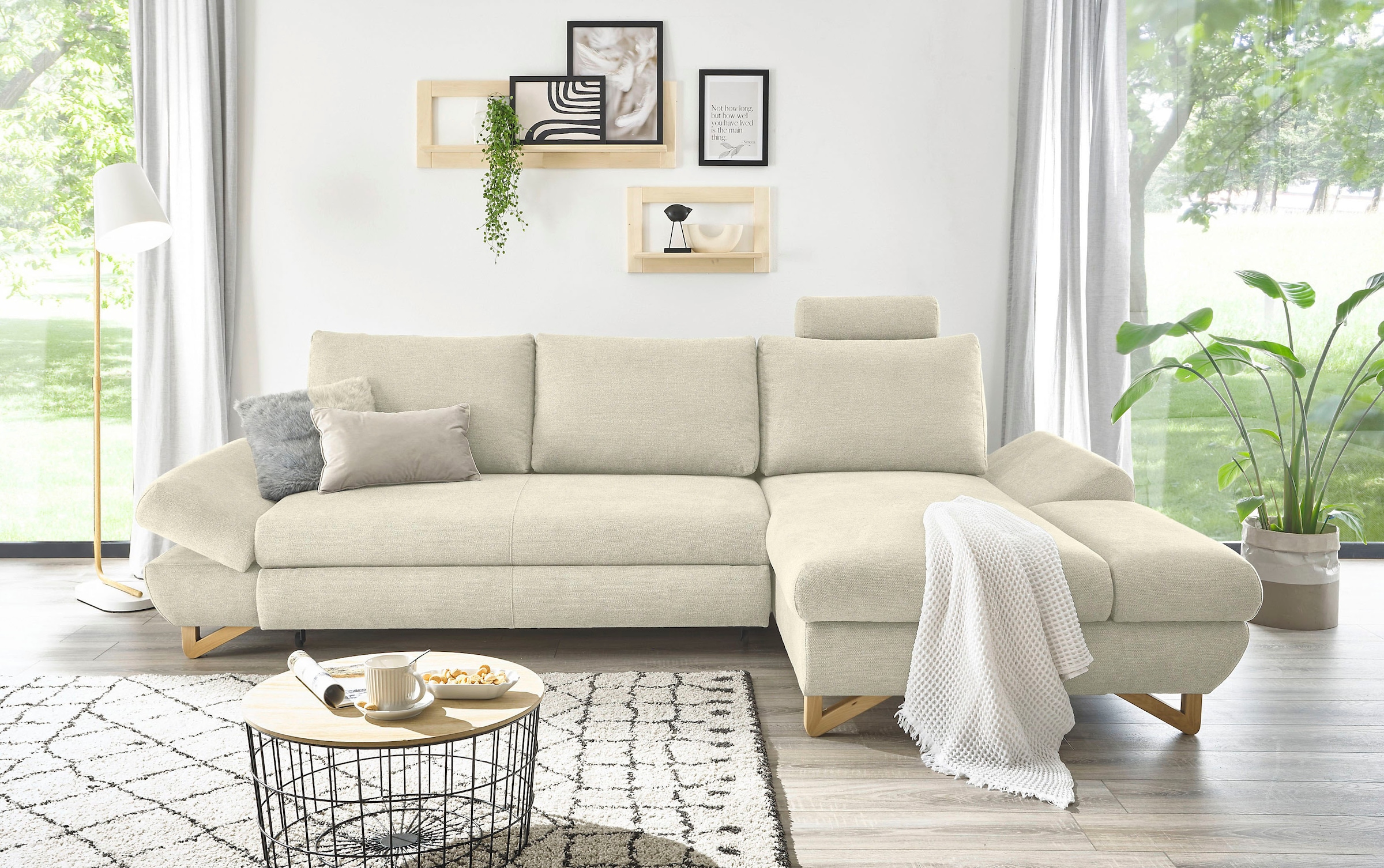 INOSIGN Schlafsofa »City/Giron«, komfortable Bettfunktion (Liegefläche 245 x 138 cm), sowie Bettkasten