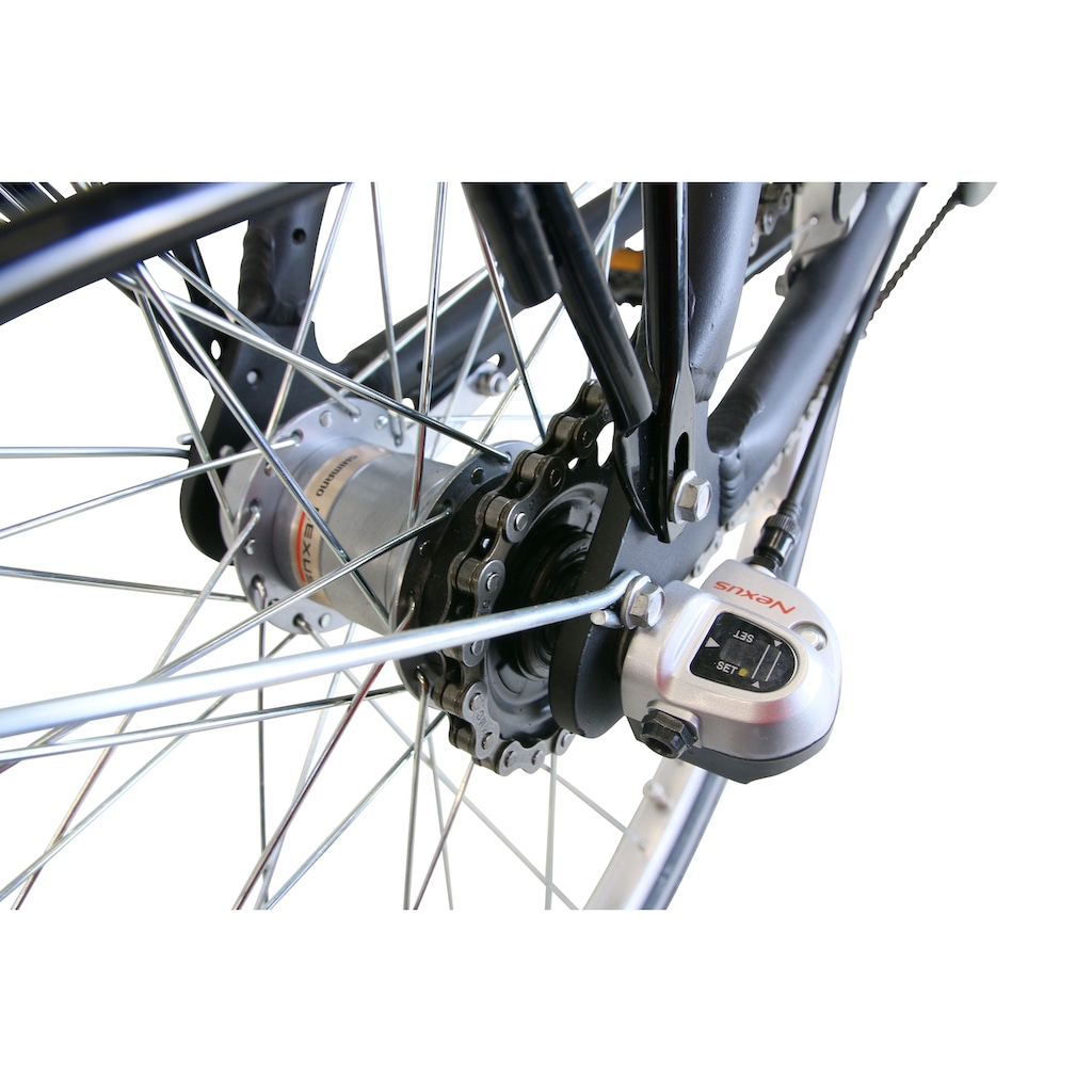 HAWK Bikes Cityrad »HAWK Citytrek Gent Premium«, Shimano, Nexus 3-Gang Schaltwerk