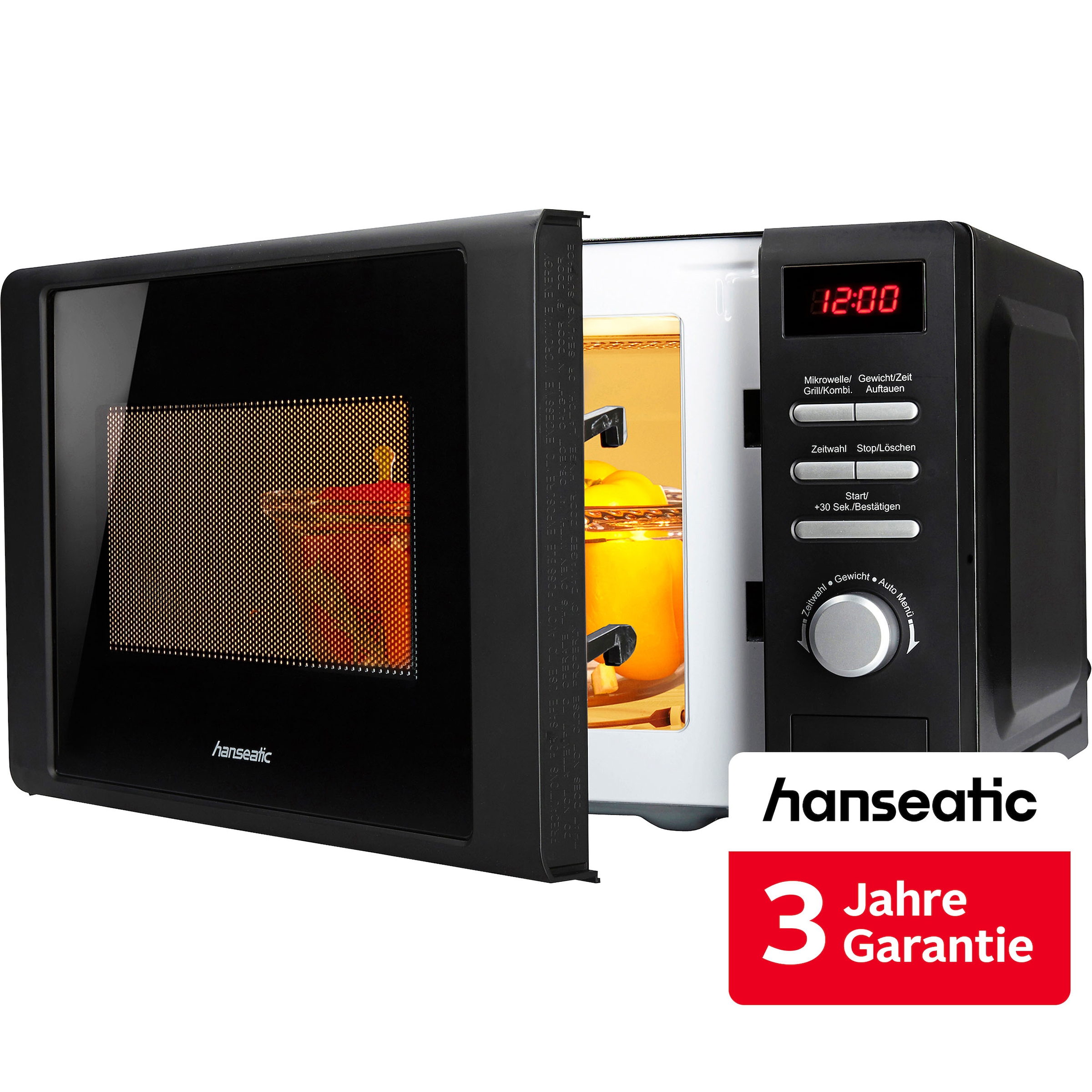 Hanseatic Mikrowelle »819021« Grill | Mikrowelle 700 W inkl. 3 Jahre Herstellergarantie