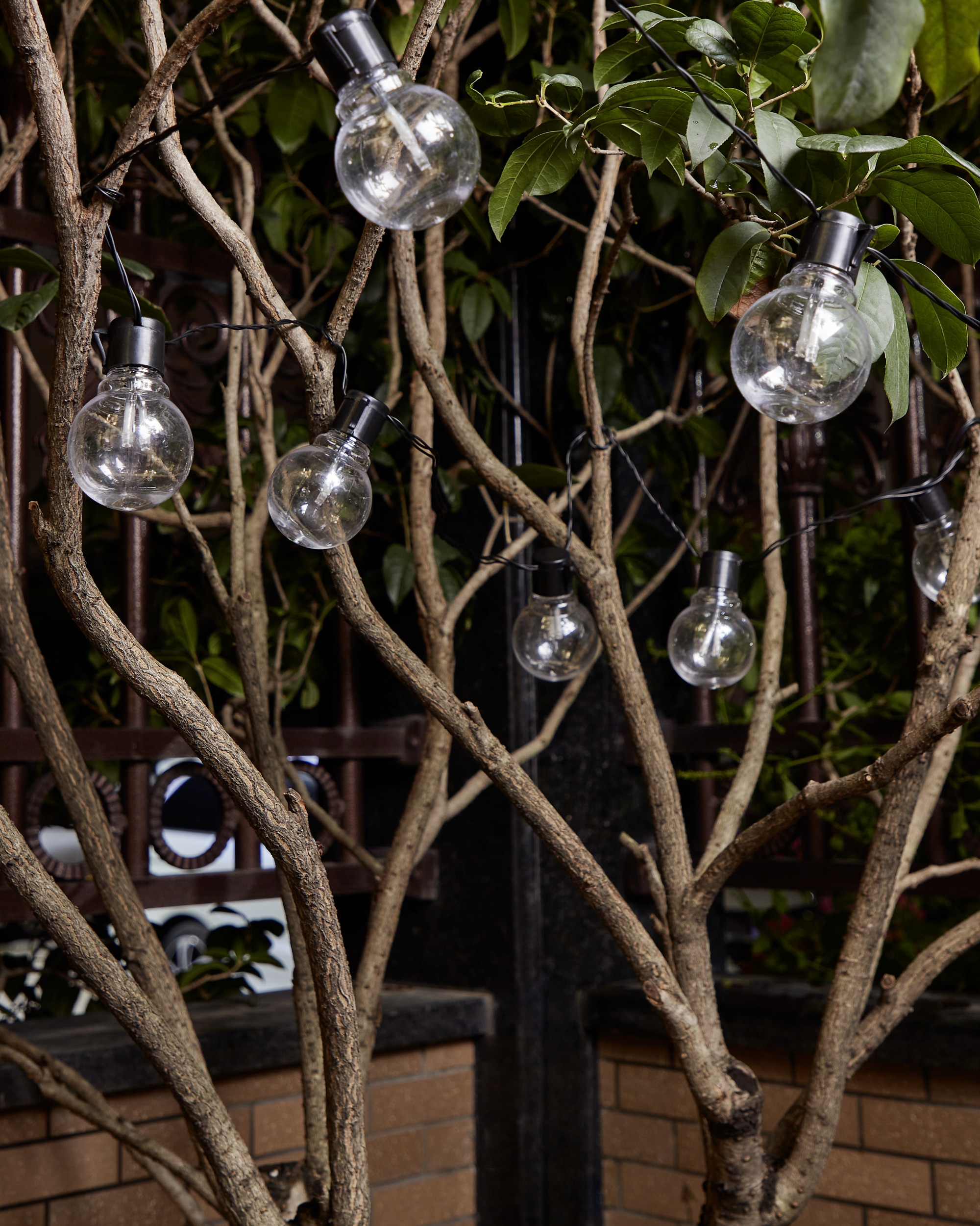 EGLO Lichterkette »LED Lichterkette Partaj, Balkon Deko, IP44, mit Glühbirnen« 16 Stk.-flammig aus Kunststoff, 4,5m Kabel, 16 Birnen