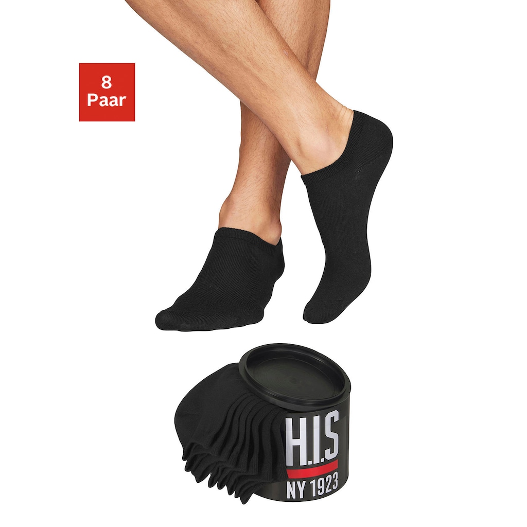 H.I.S Sneakersocken, (Dose, 8 Paar)