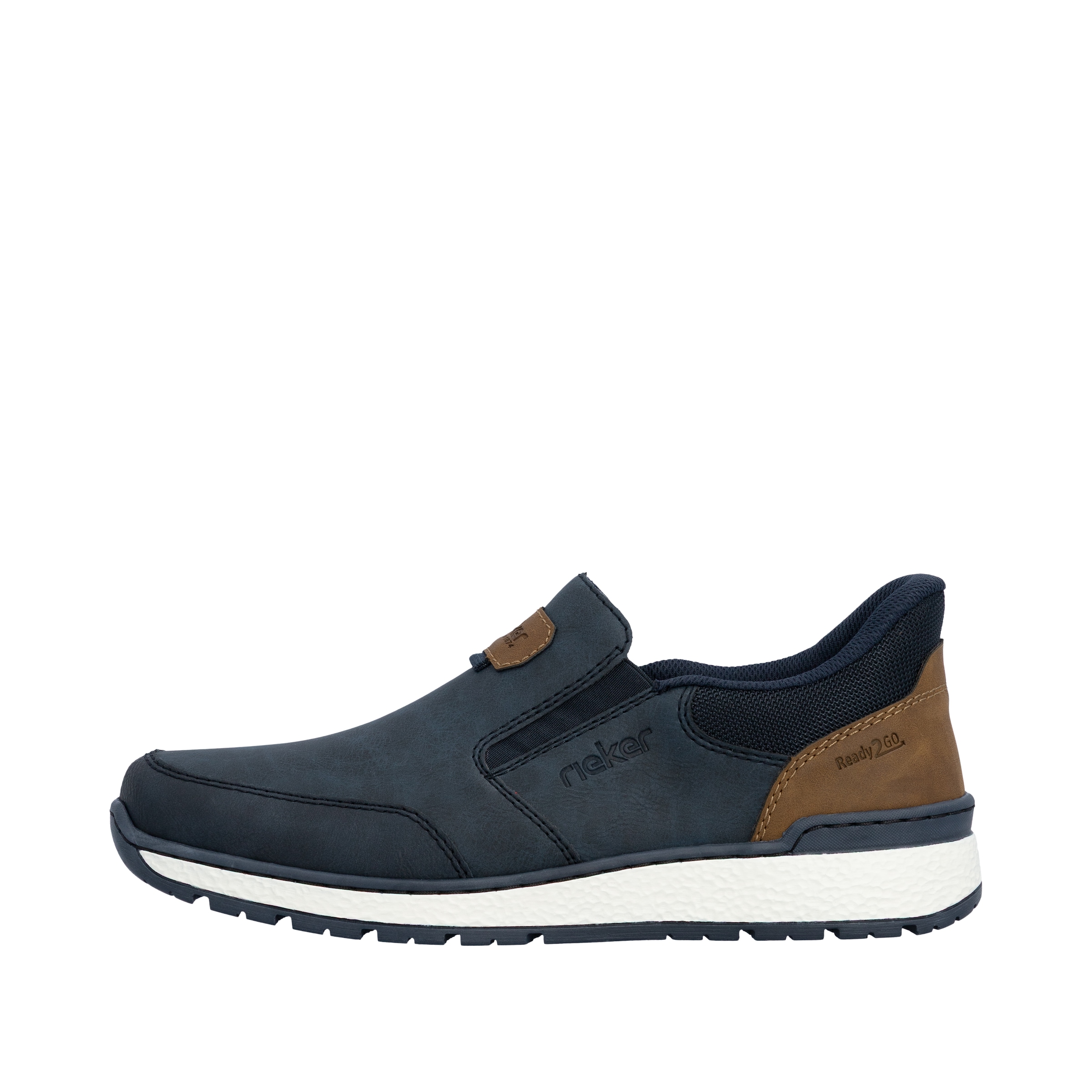 Rieker Slipper »Ready2GO«  Schlupfschuh, Halbschuh, Slip-on Sneaker mit Stretcheinsätze
